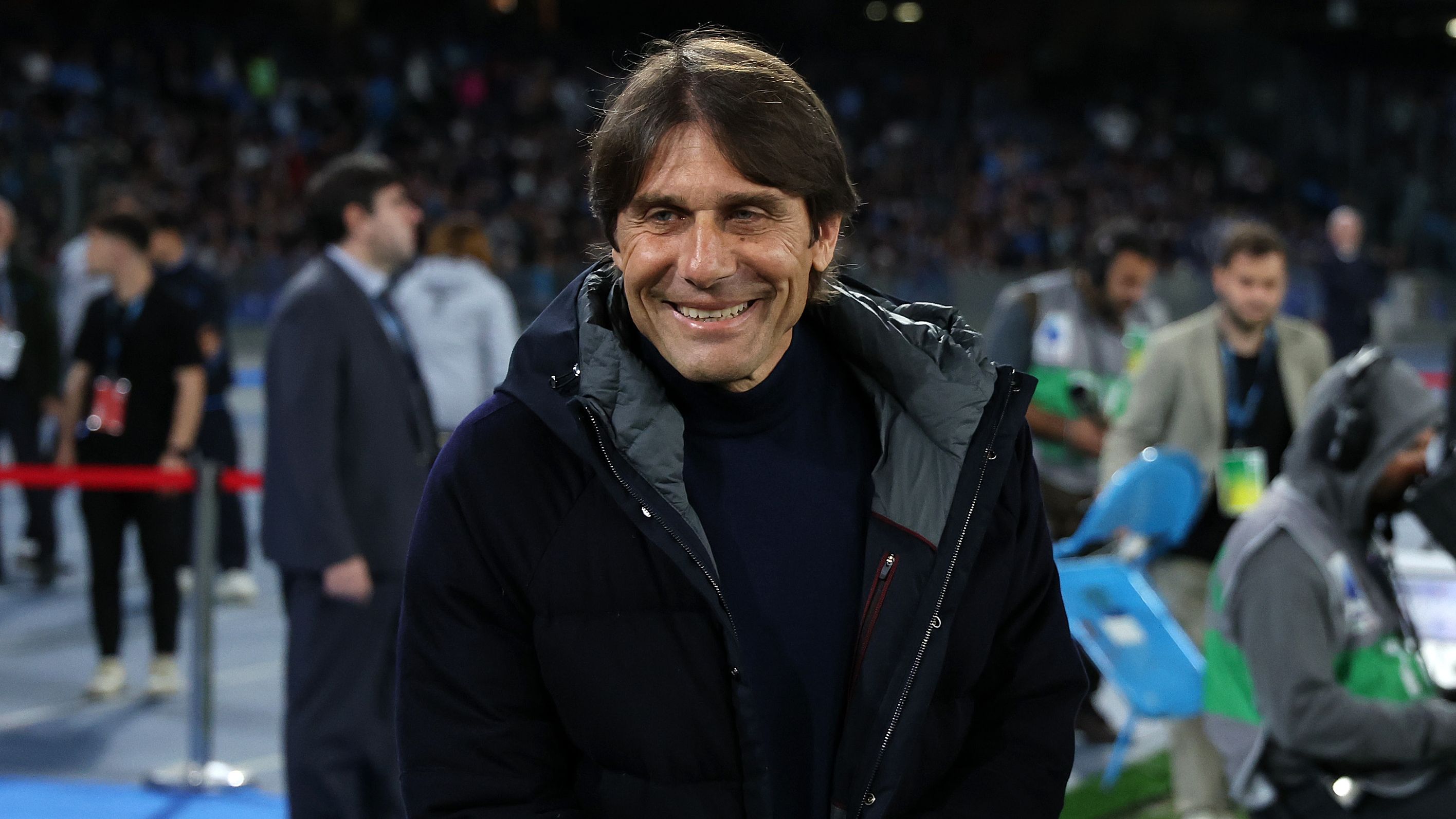 Antonio Conte hailed as 'the best Napoli could have had' as president Aurelio De Laurentiis promises 'many new players' to help Serie A title defence