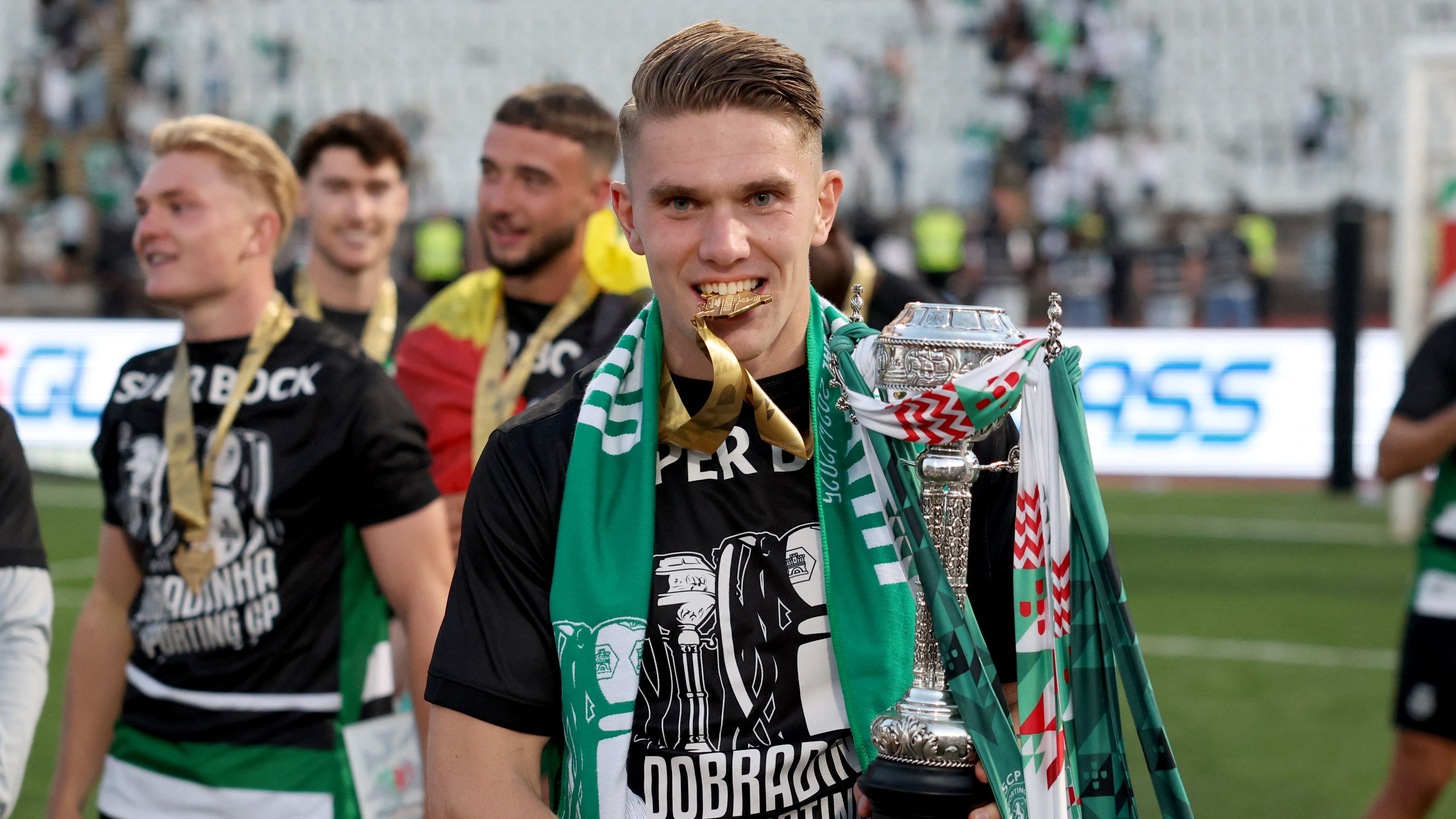 As good as Harry Kane?! Viktor Gyokeres insists he is at the 'same table' as Bayern Munich striker, Erling Haaland & Robert Lewandowski as Arsenal transfer saga rumbles on