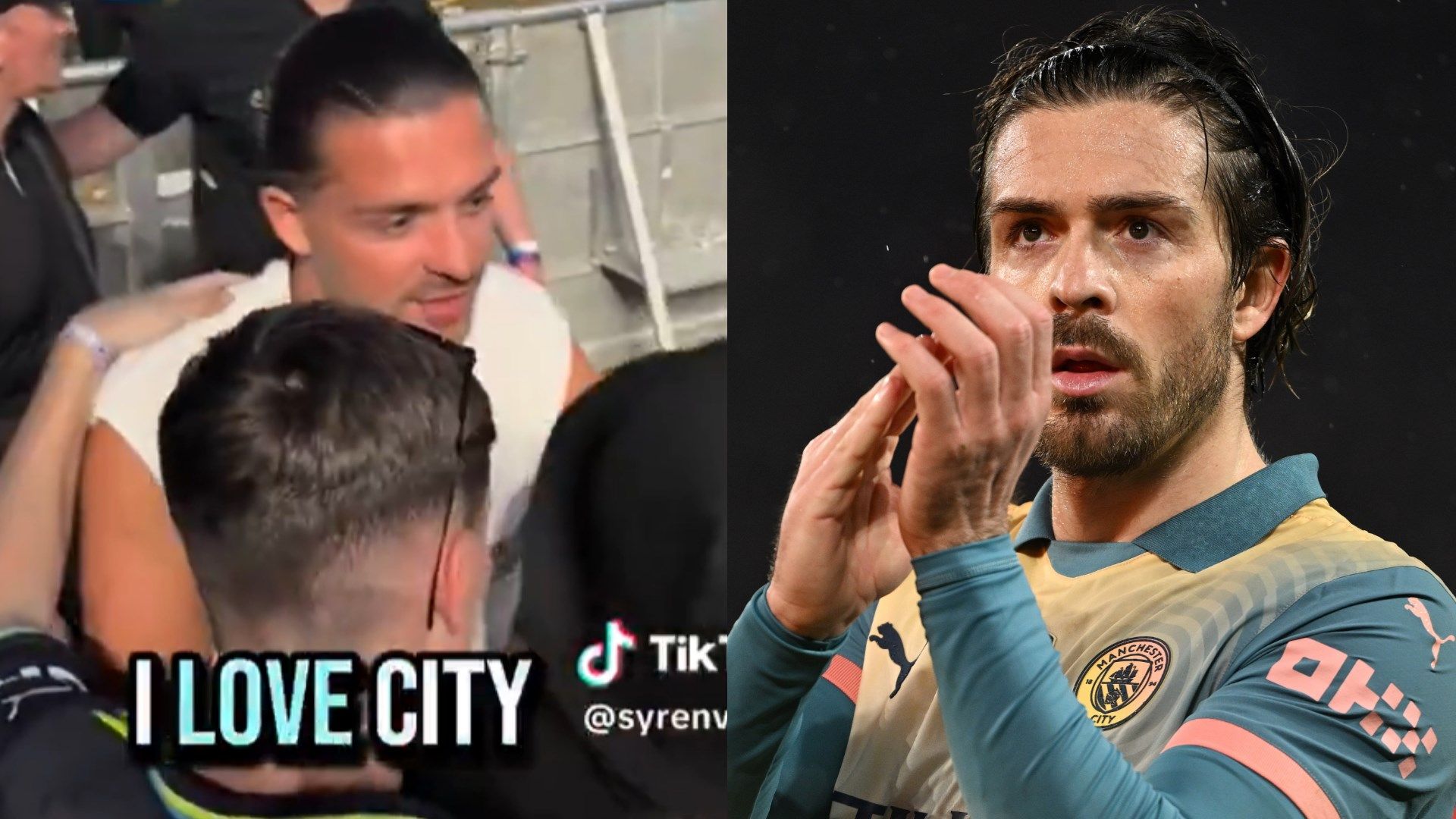 VIDEO: 'I love City more than anything' - Seemingly drunken Jack Grealish involved in emotional exchange with Man City fans at Oasis' Heaton Park reunion gig as mystery surrounds outcast's future
