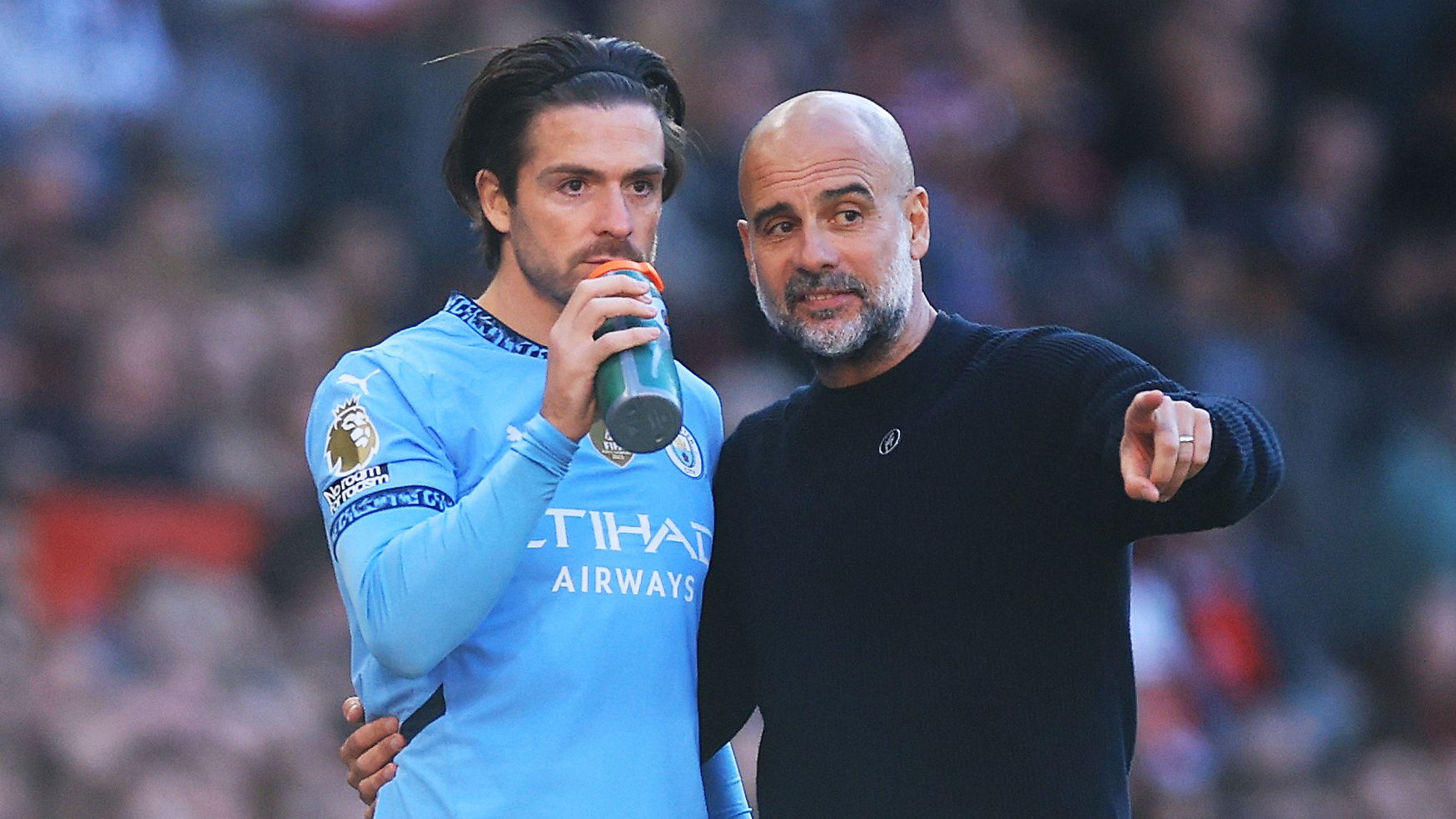 VIDEO: 'I love City more than anything' - Seemingly drunken Jack Grealish involved in emotional exchange with Man City fans at Oasis' Heaton Park reunion gig as mystery surrounds outcast's future