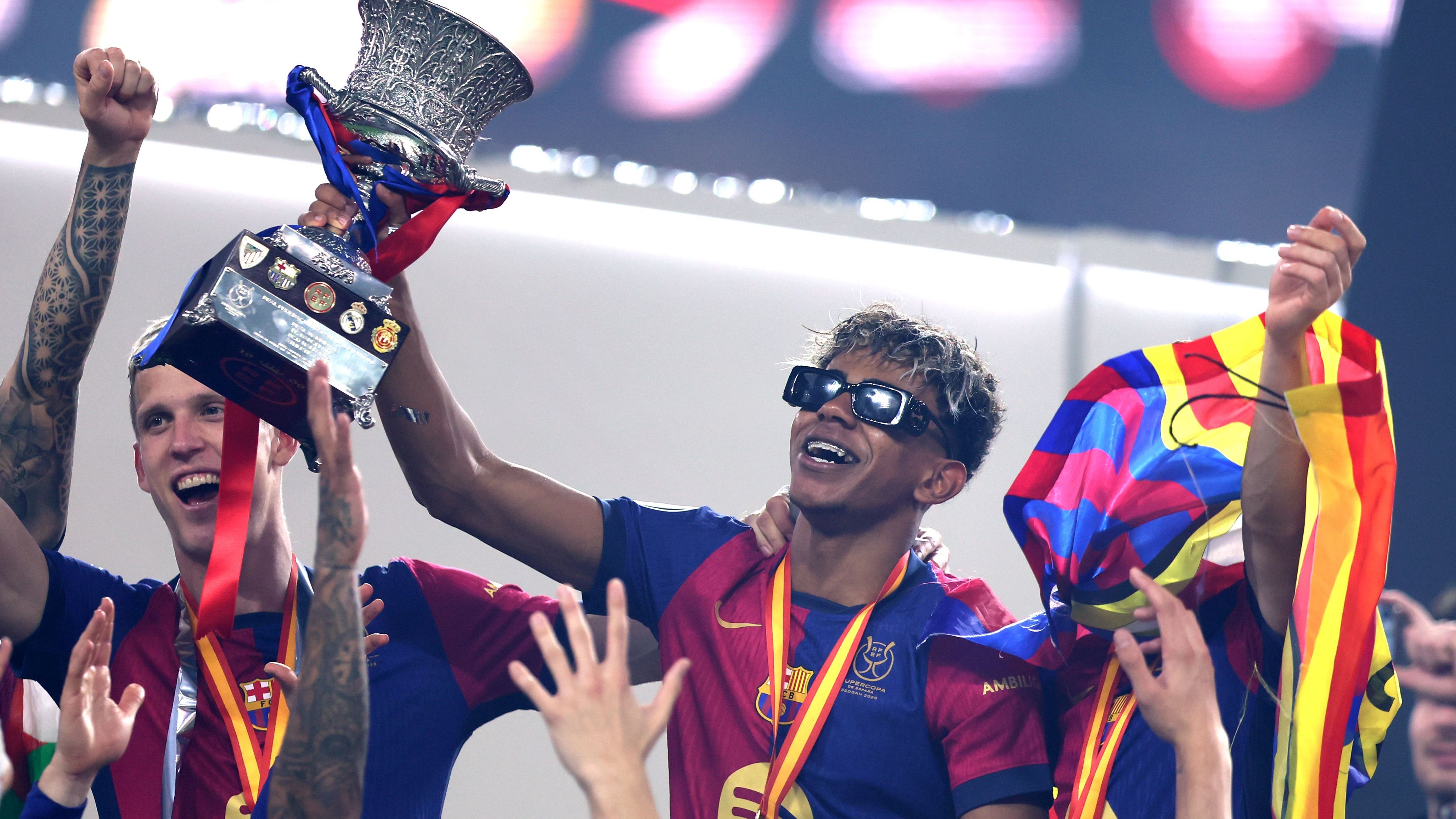 'Super Lamine!' - Barcelona wonderkid Yamal gets incredible new mural to celebrate his 18th birthday