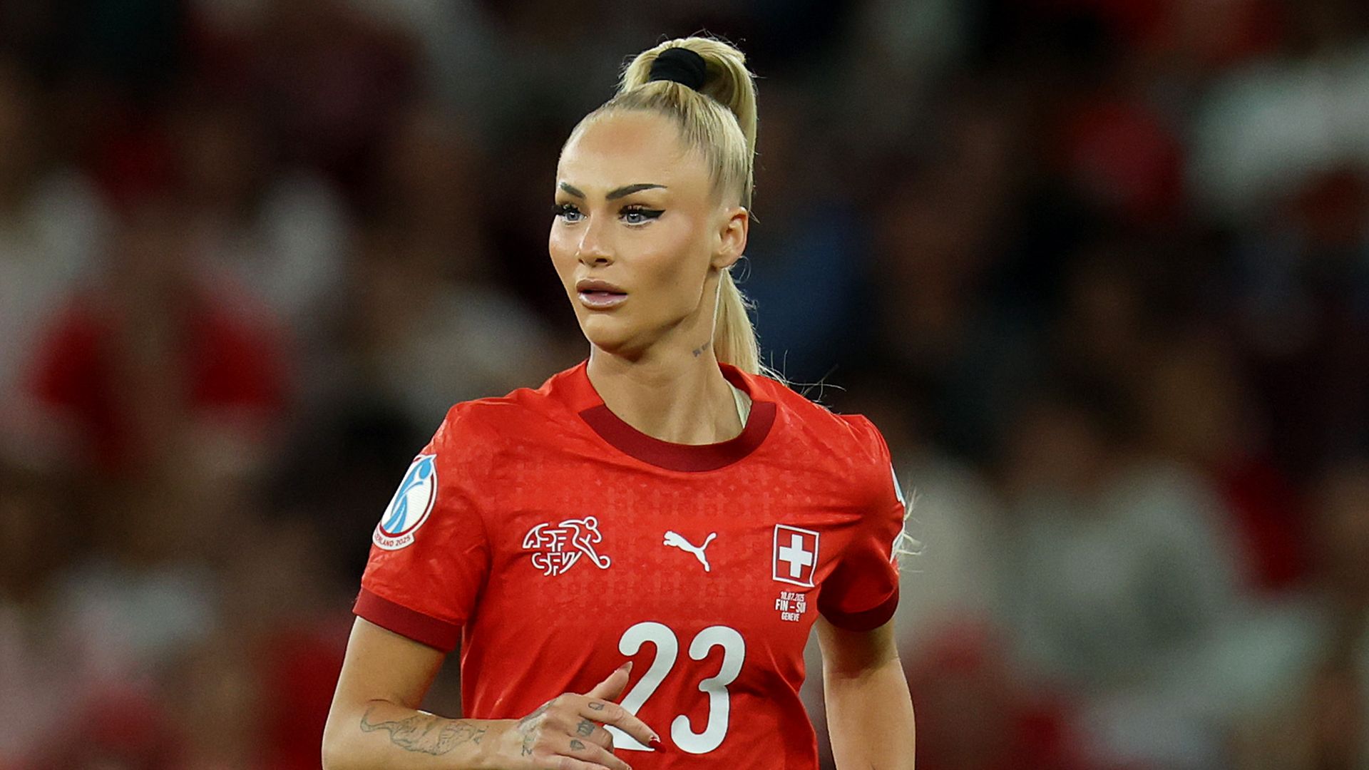 Switzerland explain decision to give Alisha Lehmann a Euro 2025 bodyguard ahead of Spain clash