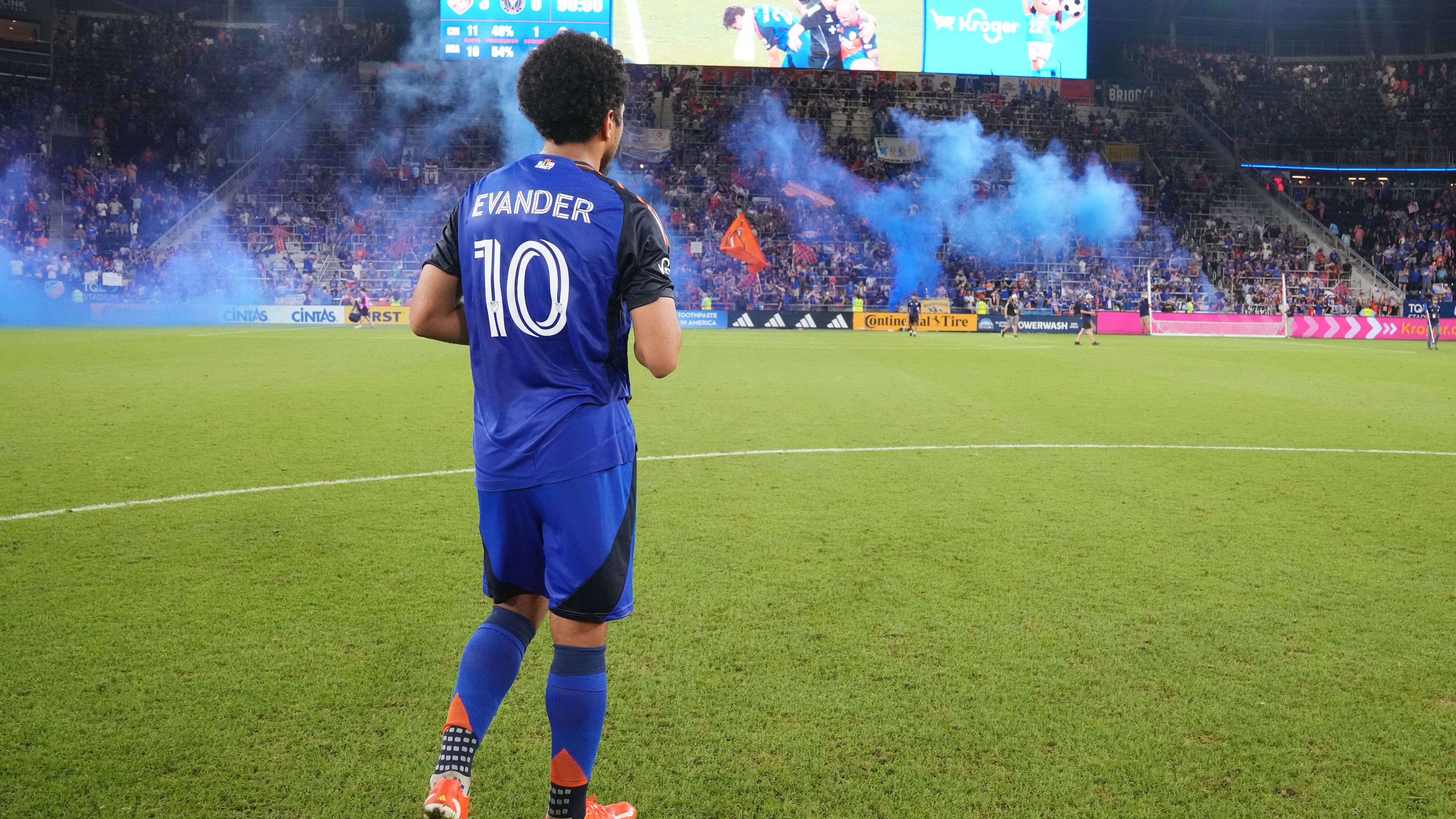 FC Cincinnati's Evander earns MLS Player of the Matchday honor after stellar performance against Inter Miami