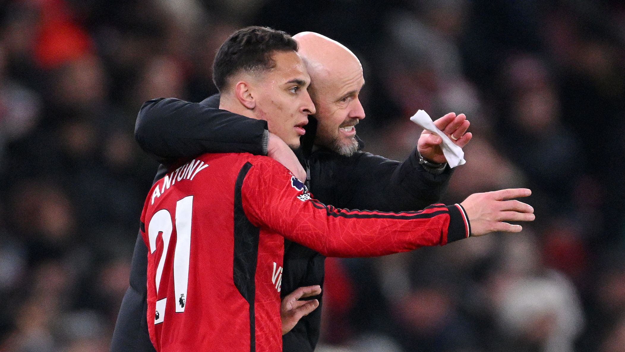 'Like a son to me' - Erik ten Hag responds to links suggesting Manchester United outcast Antony could join Bayer Leverkusen