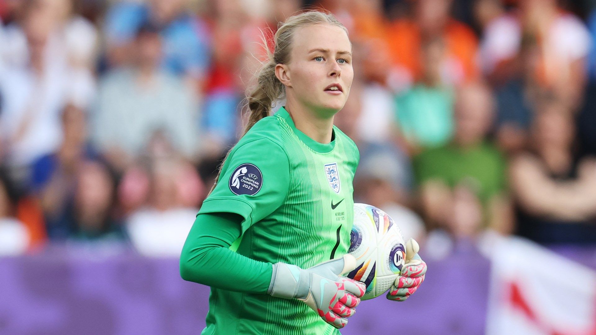 'Better with one nostril!' - Bloodied Hannah Hampton revels in Lionesses penalty shootout glory after stepping into Mary Earps' role for Euro 2025