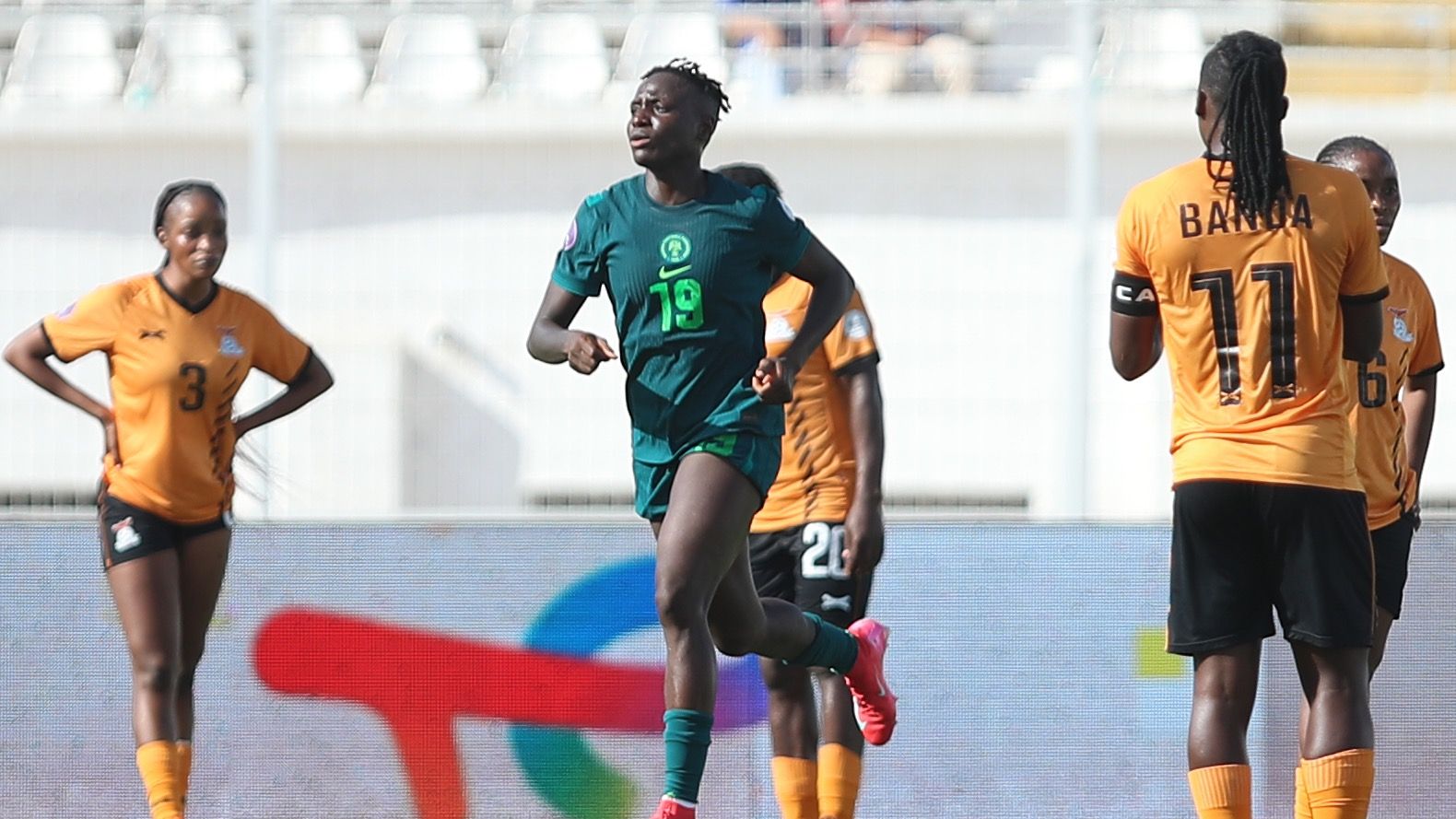 Unstoppable Nigeria storm into Women's Africa Cup of Nations semi-final round after Zambia thrashing, set to face Banyana Banyana or Senegal
