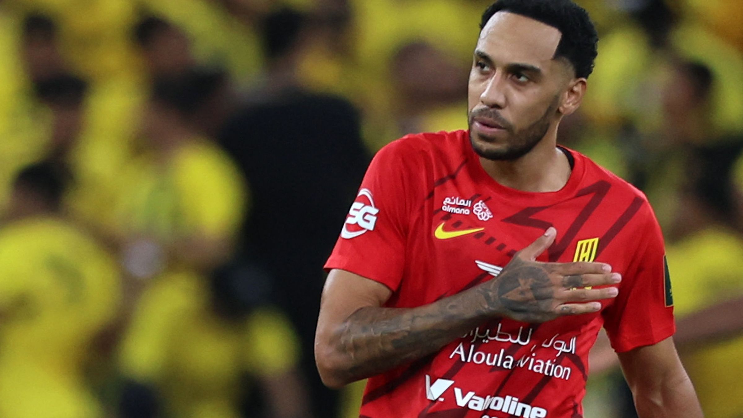 Pierre-Emerick Aubameyang to link up with Mason Greenwood in shock return to Marseille after Saudi Arabia stint