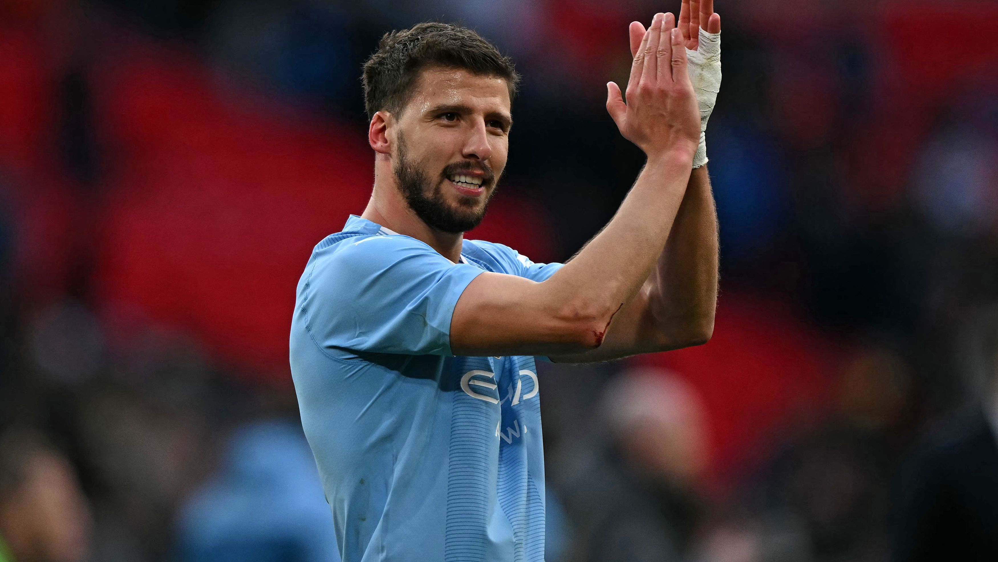 Kisses & cuddles in Ibiza! Maya Jama shares snaps from 'magic' holiday with Ruben Dias as Love Island presenter & Manchester City defender see romance blossom