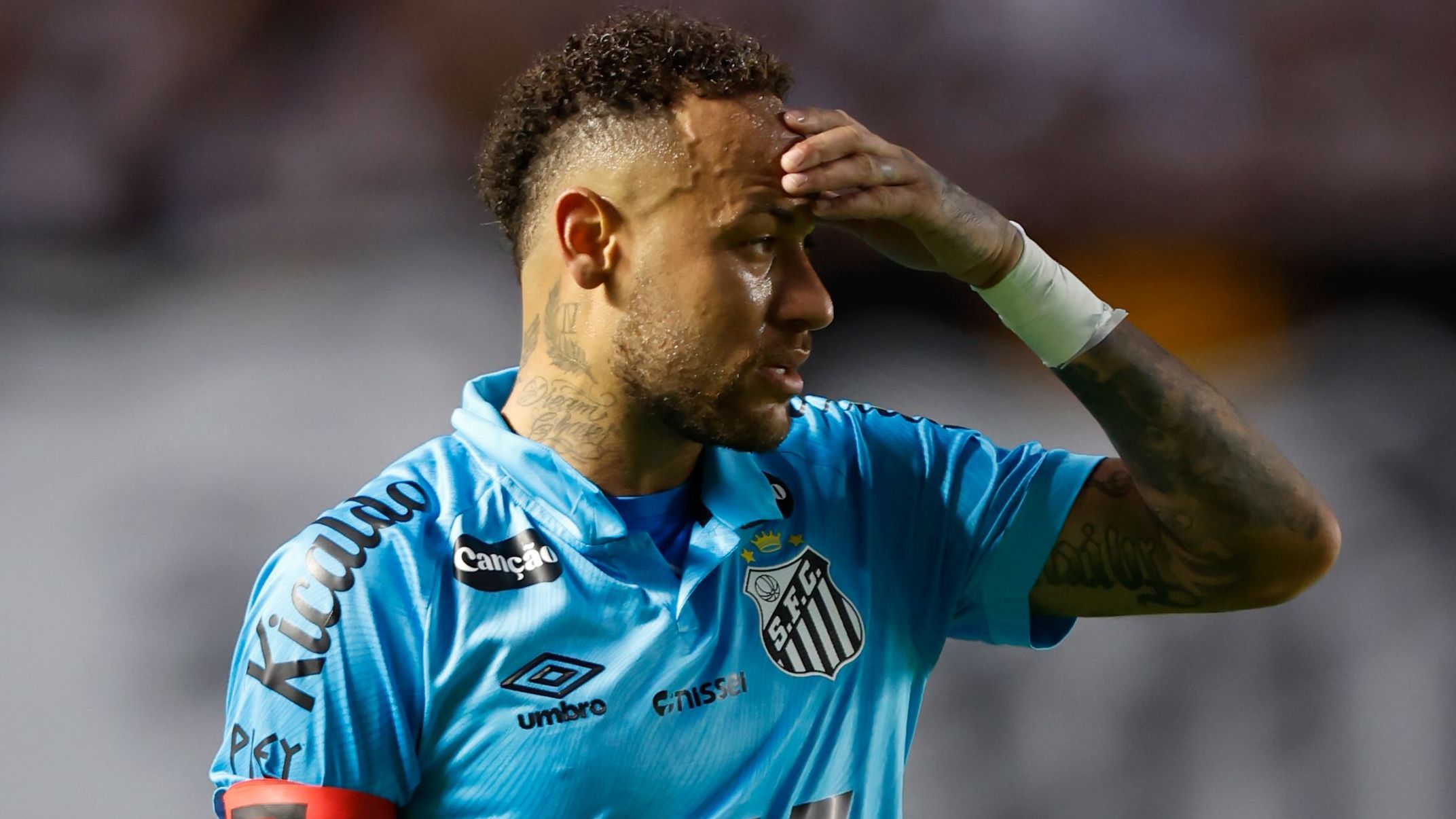 'I've said it 300 times!' - Neymar snaps at reporter's question after ineffective display for Santos in chastening defeat to 'superior' Mirassol