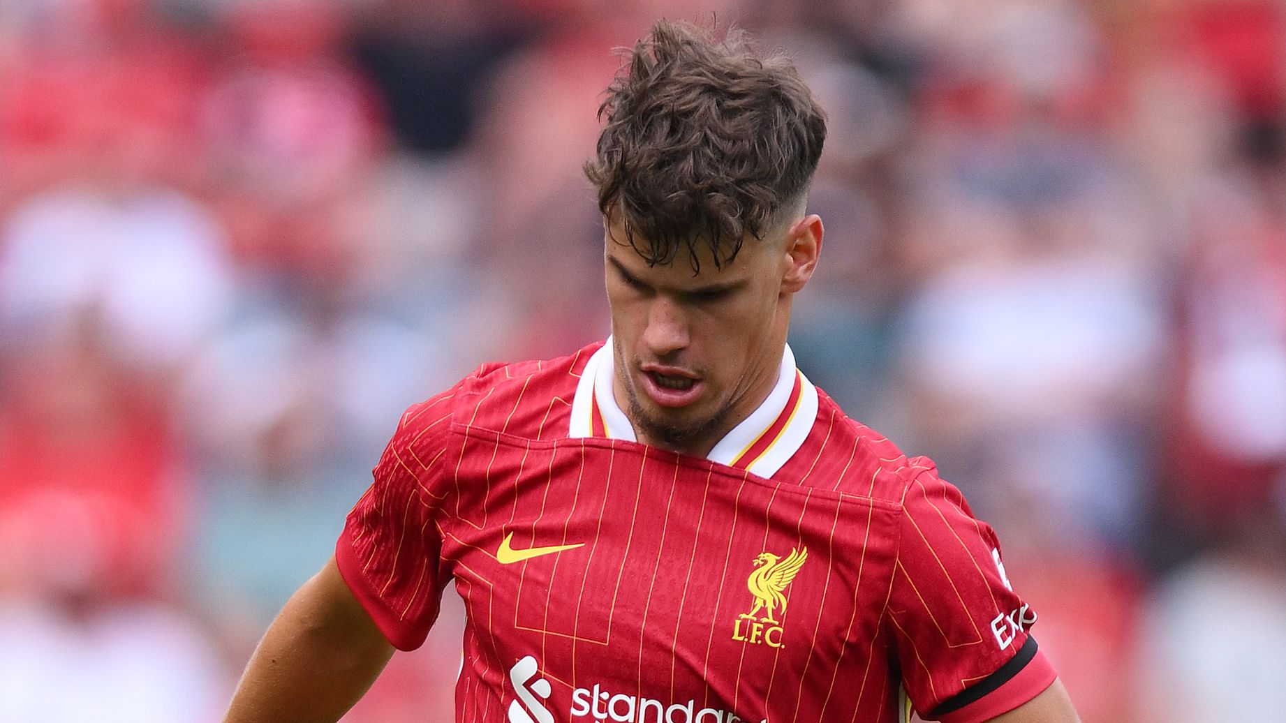Tackling with his head! Milos Kerkez reveals explanation behind unorthodox style after clips of Liverpool debut went viral for strange defending