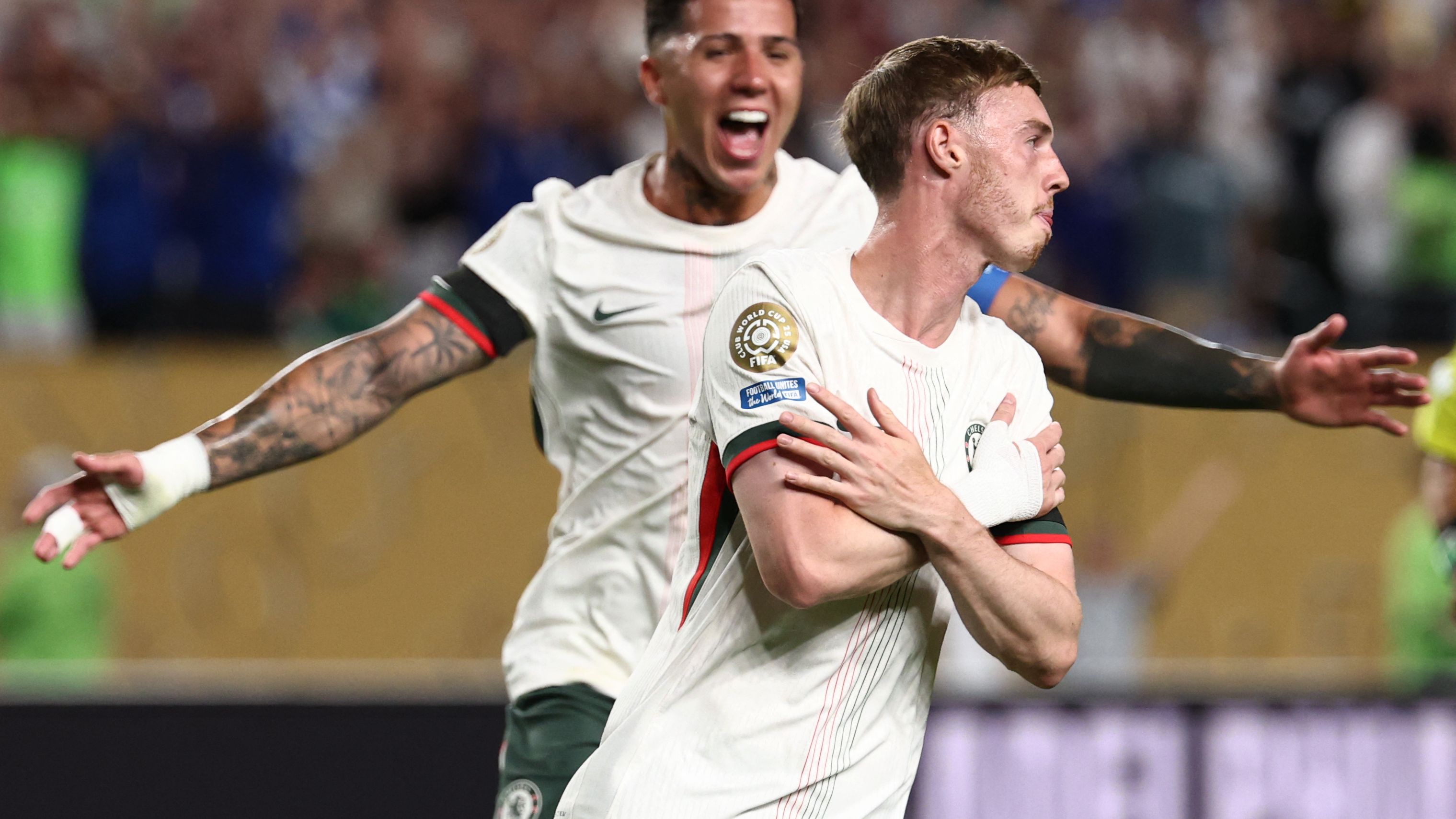 Cole Palmer leaves Chelsea fans speechless after England international is seen riding scooter in New York before Club World Cup final against PSG