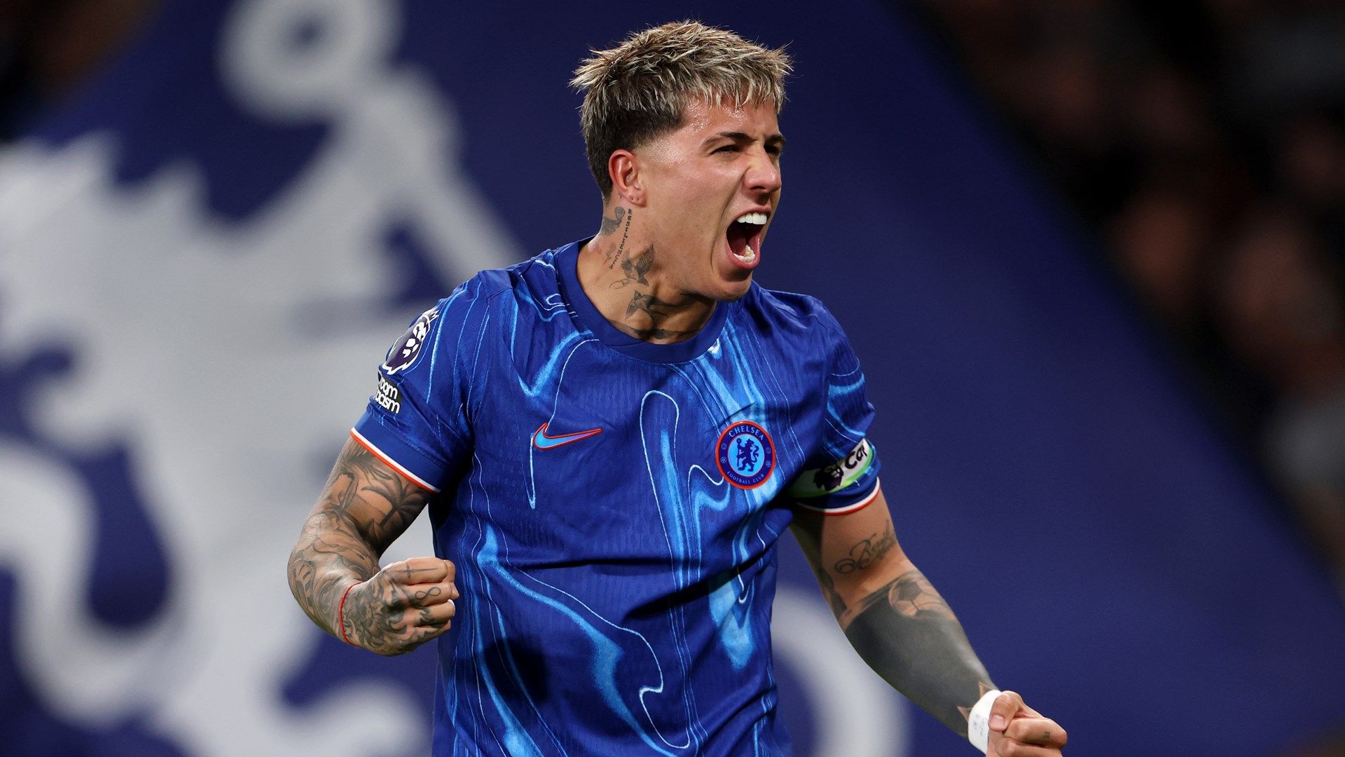 Chelsea dealt injury blow during Club World Cup final as midfield star Enzo Fernandez limps off with suspected hamstring issue in PSG clash