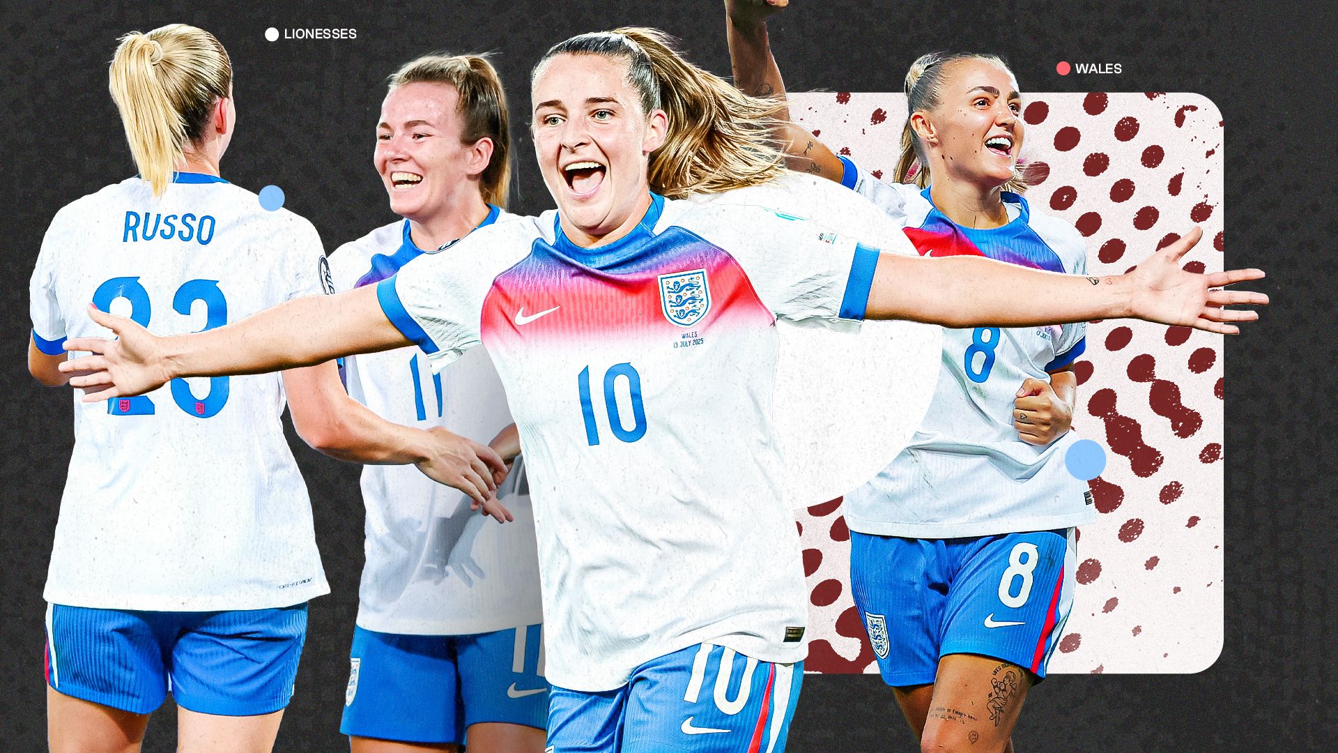 England women's player ratings vs Wales: Electric Ella Toone leads lethal Lionesses in tearing minnows apart to set up Euro 2025 quarter-final with Sweden