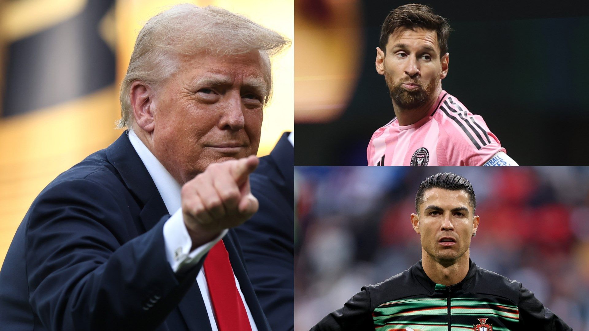 VIDEO: Donald Trump names his football GOAT as U.S. president snubs Lionel Messi & Cristiano Ronaldo