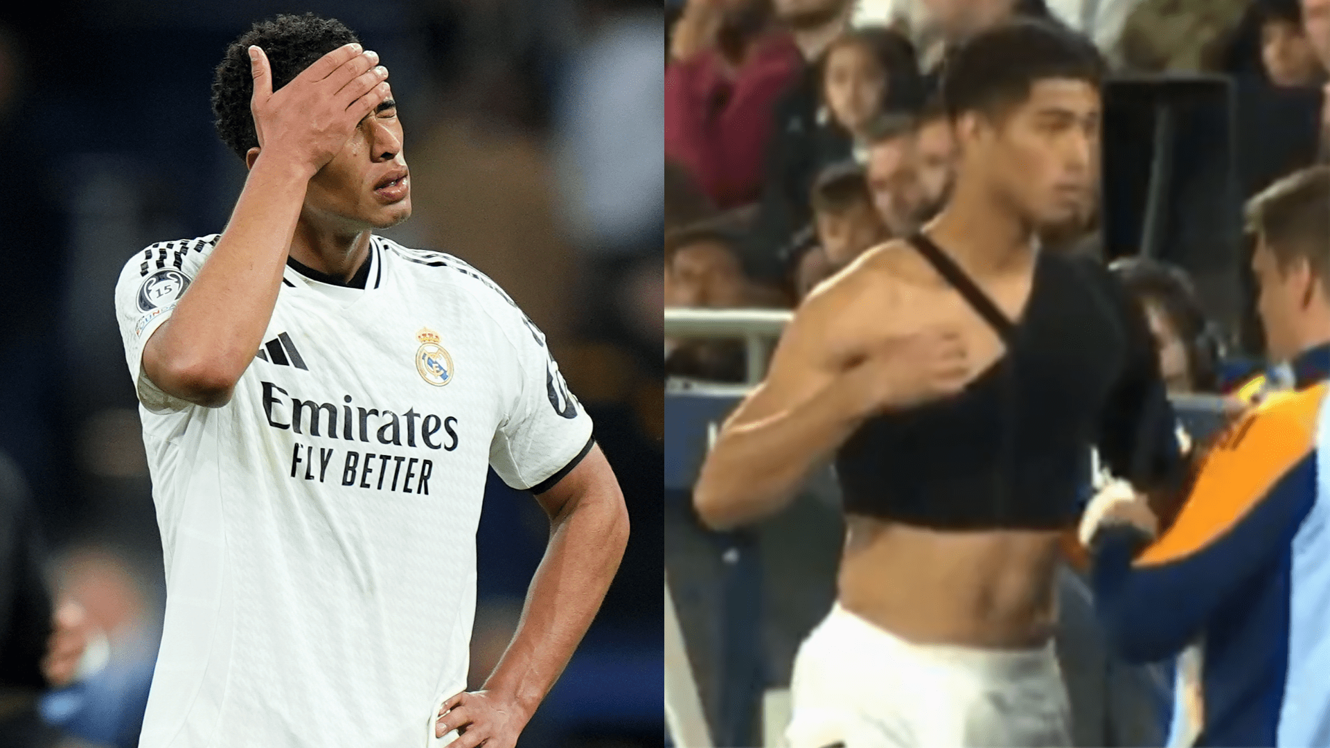 Jude Bellingham posts selfie in sling and issues thanks to four people after shoulder surgery as Real Madrid superstar faces three months out