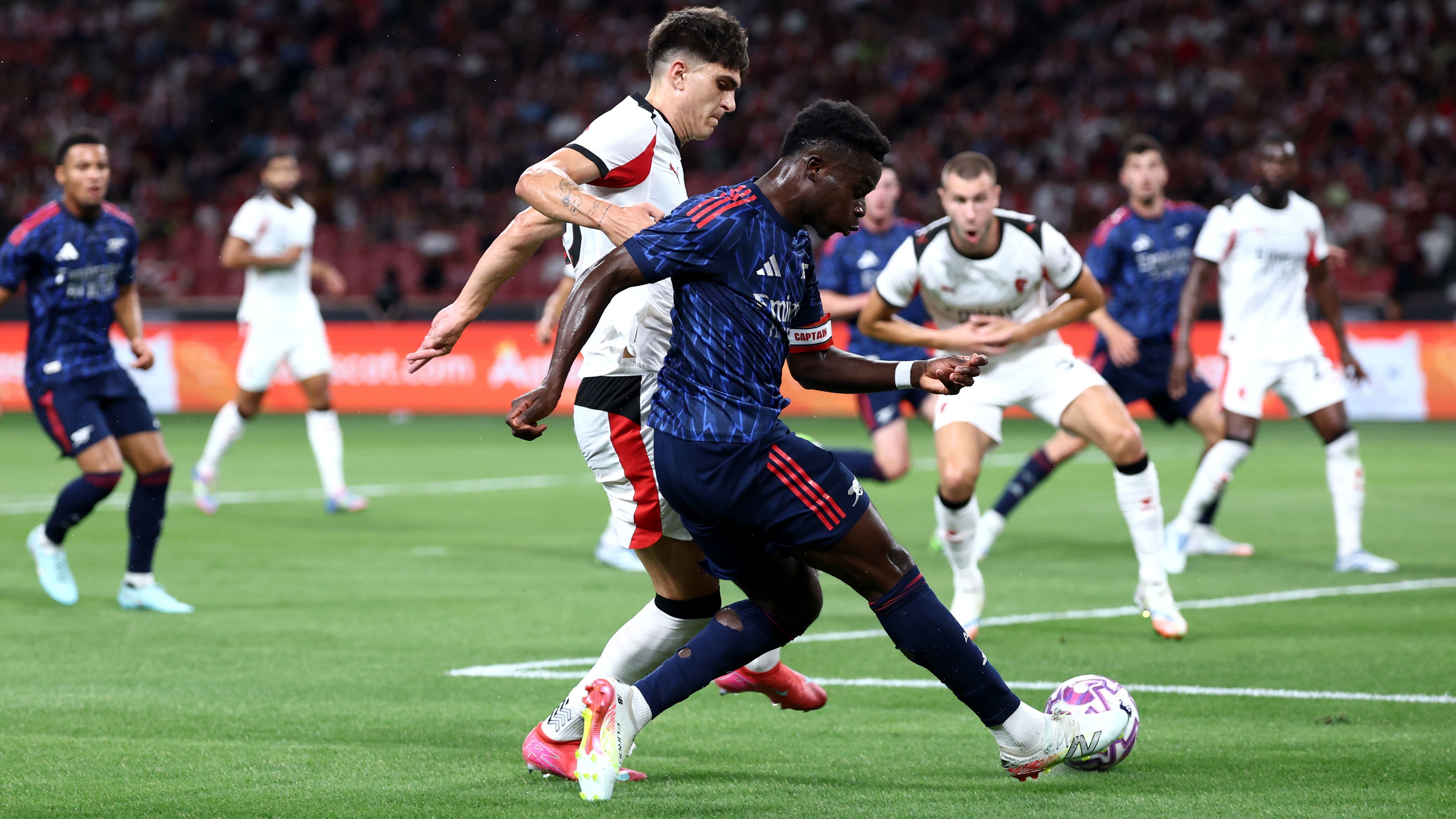 Why Arsenal's pre-season friendly against AC Milan went to penalties despite Gunners' Bukayo Saka-inspired 1-0 win - explained