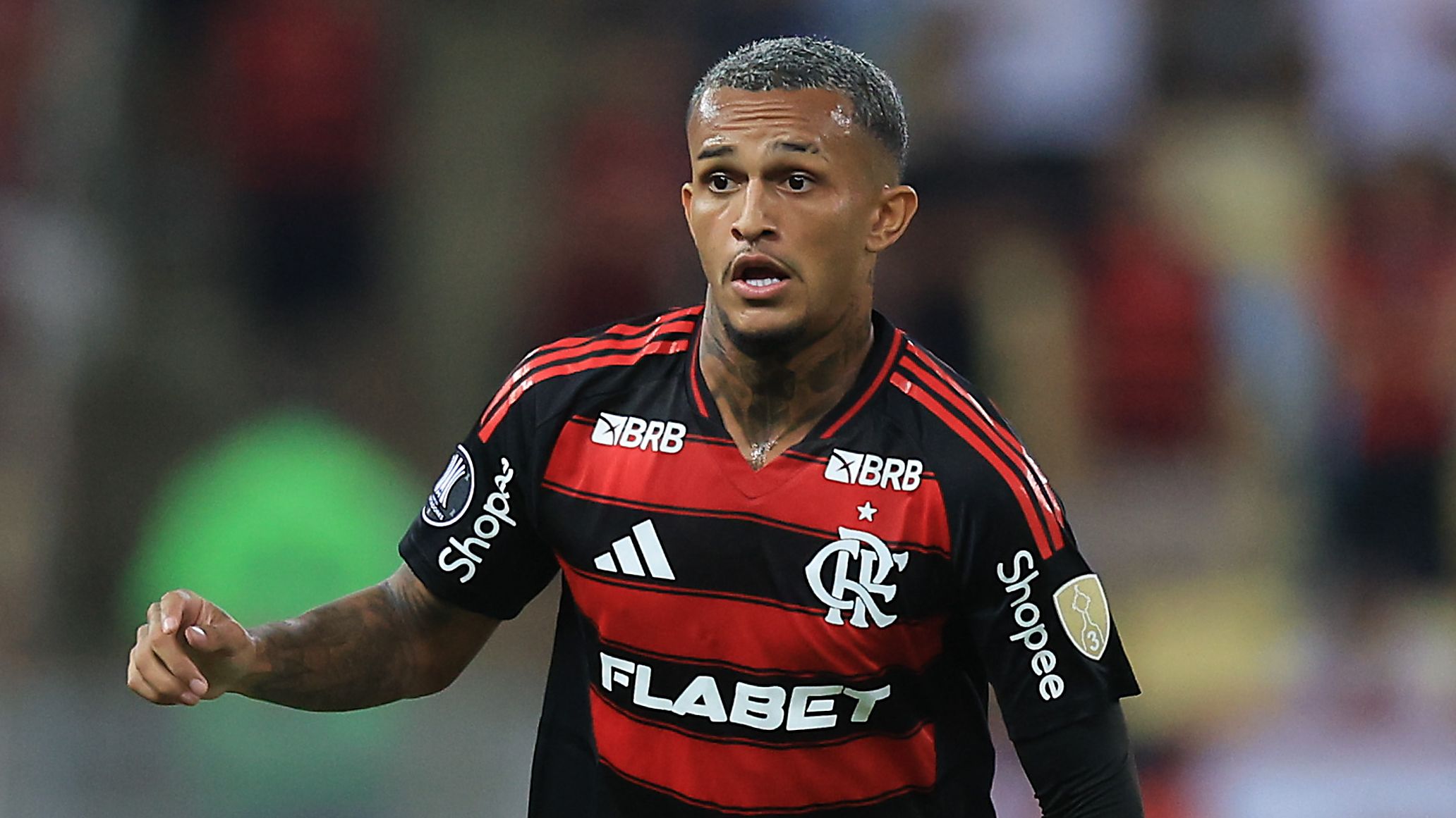 'Didn't kick a ball until 17 and wanted to quit after a year' - Roma new boy Wesley reveals unique journey to Flamengo stardom and €30m transfer to Serie A side