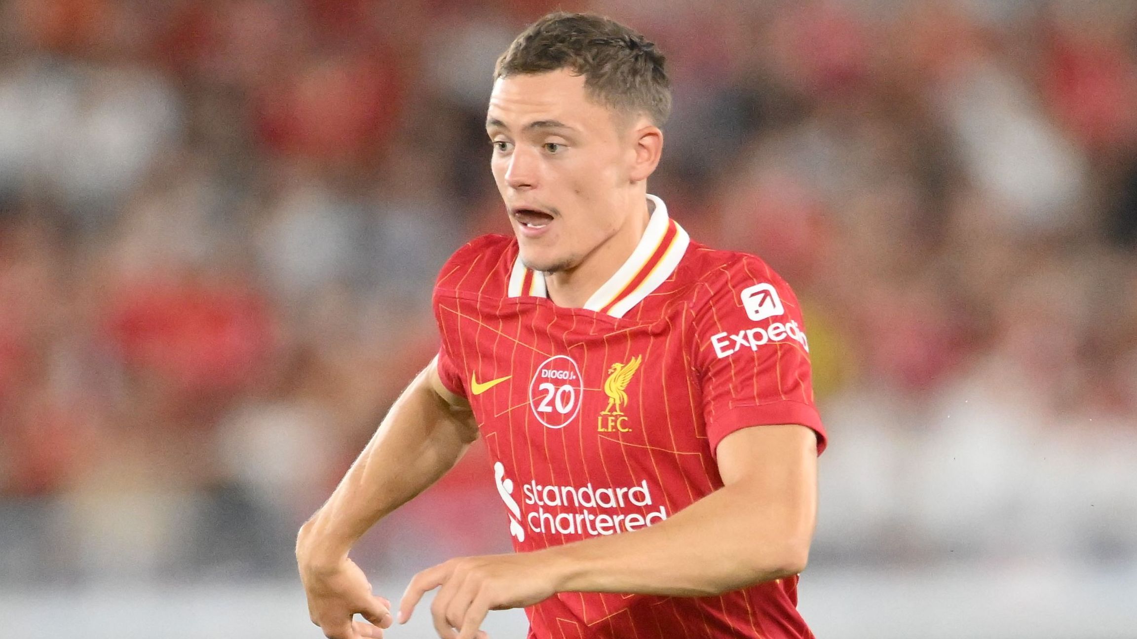 VIDEO: Florian Wirtz scores first goal in Liverpool colours as British record signing produces sweeping finish in pre-season friendly victory over Yokohama F Marinos