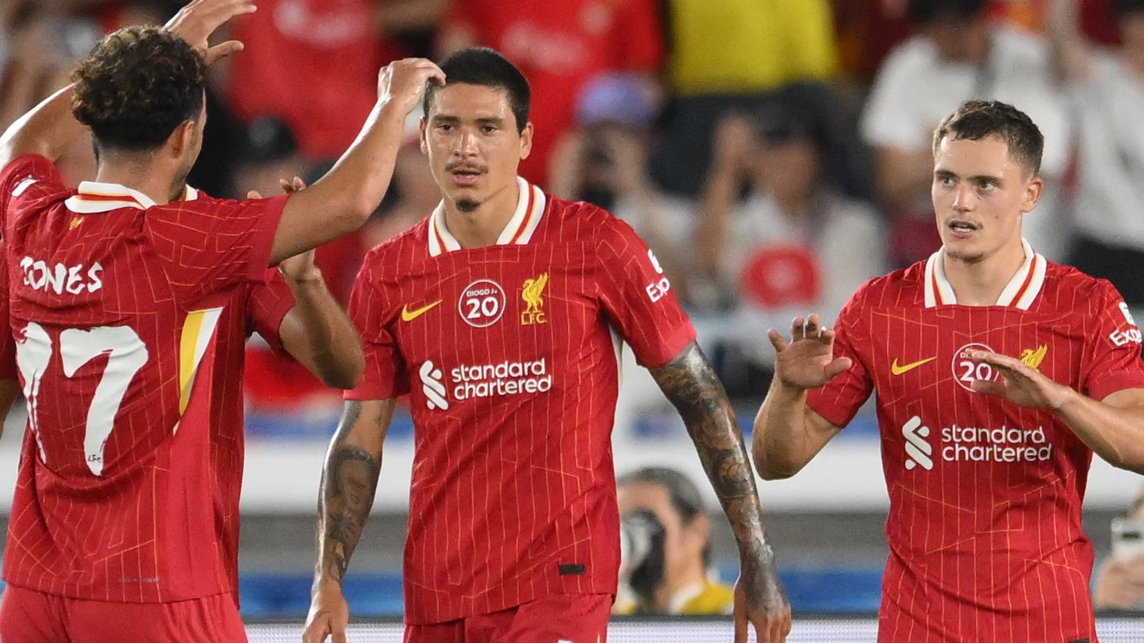 VIDEO: Florian Wirtz scores first goal in Liverpool colours as British record signing produces sweeping finish in pre-season friendly victory over Yokohama F Marinos