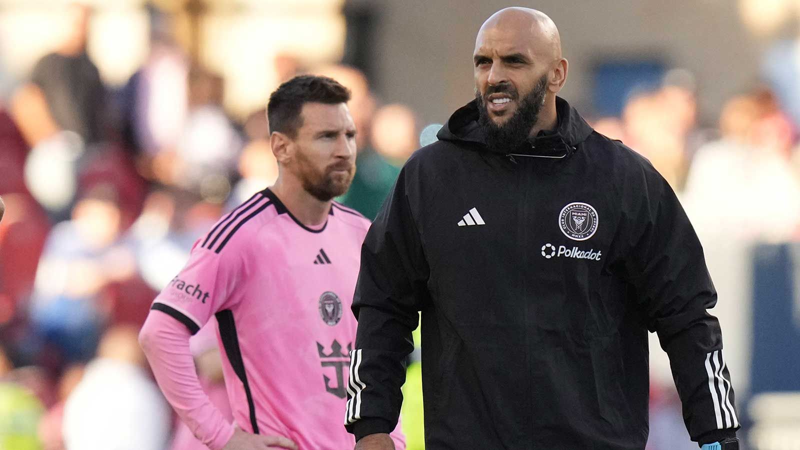 Lionel Messi bodyguard Yassine Cheuko reportedly suspended for the rest of Leauges Cup due to incident in Atlas match