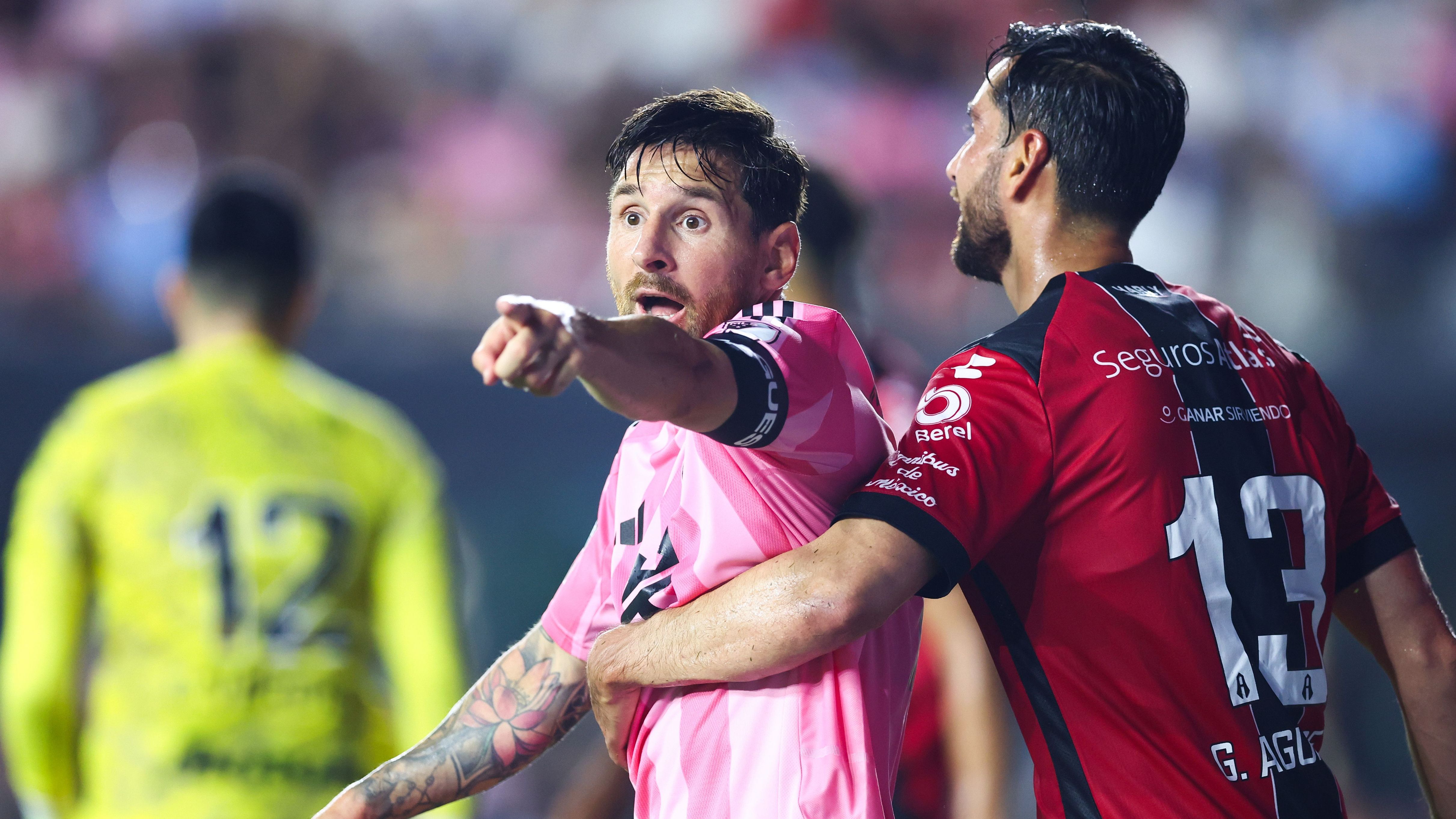 Lionel Messi bodyguard Yassine Cheuko reportedly suspended for the rest of Leauges Cup due to incident in Atlas match