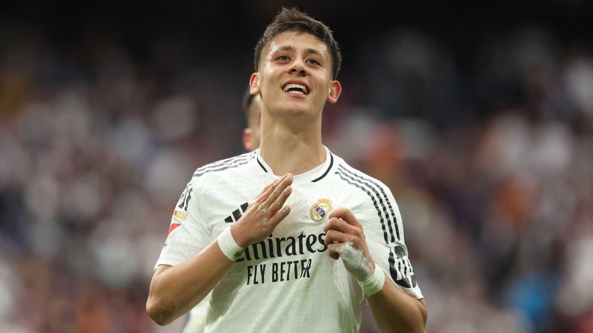 VIDEO: Real Madrid star Arda Guler shows off impressive trick shot with basketball goal