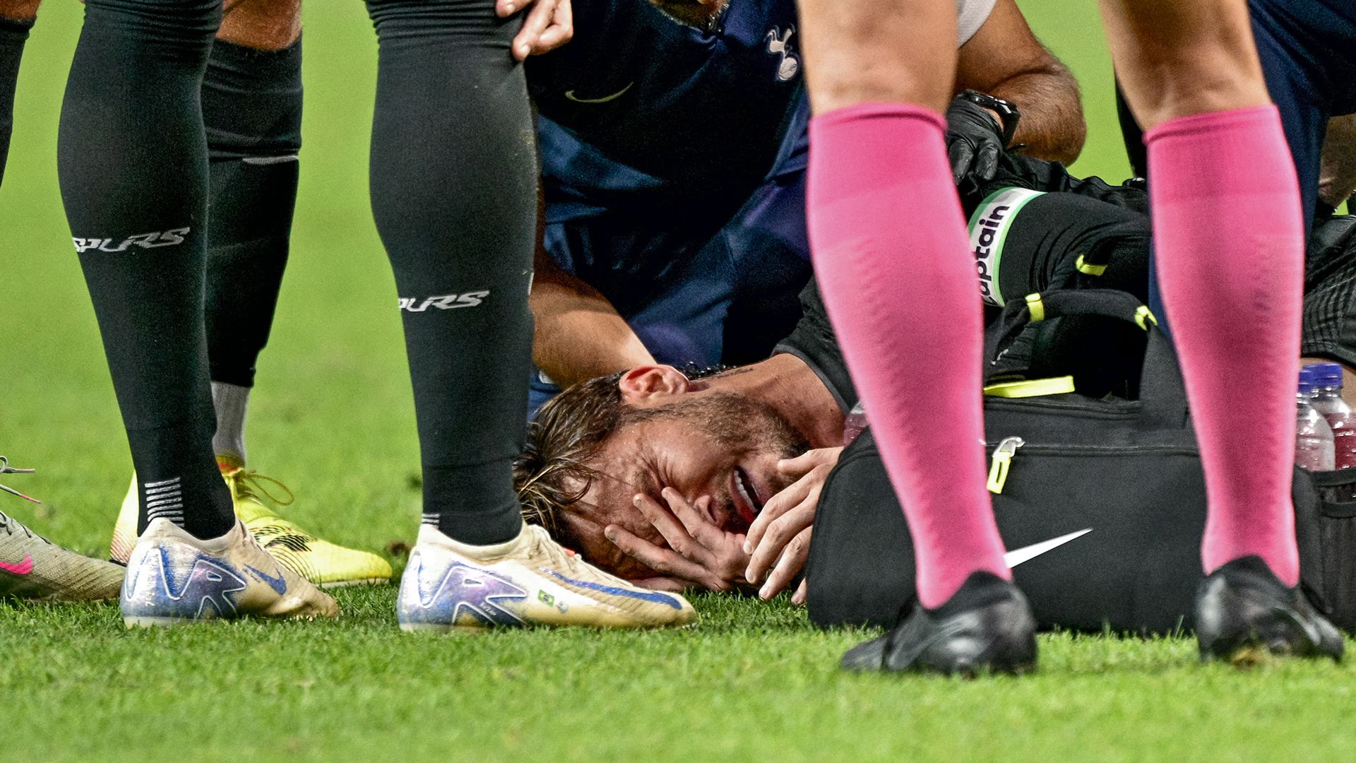 Wishes from the 'sheriff'! Jude Bellingham FaceTimes James Maddison after Tottenham star undergoes ACL surgery