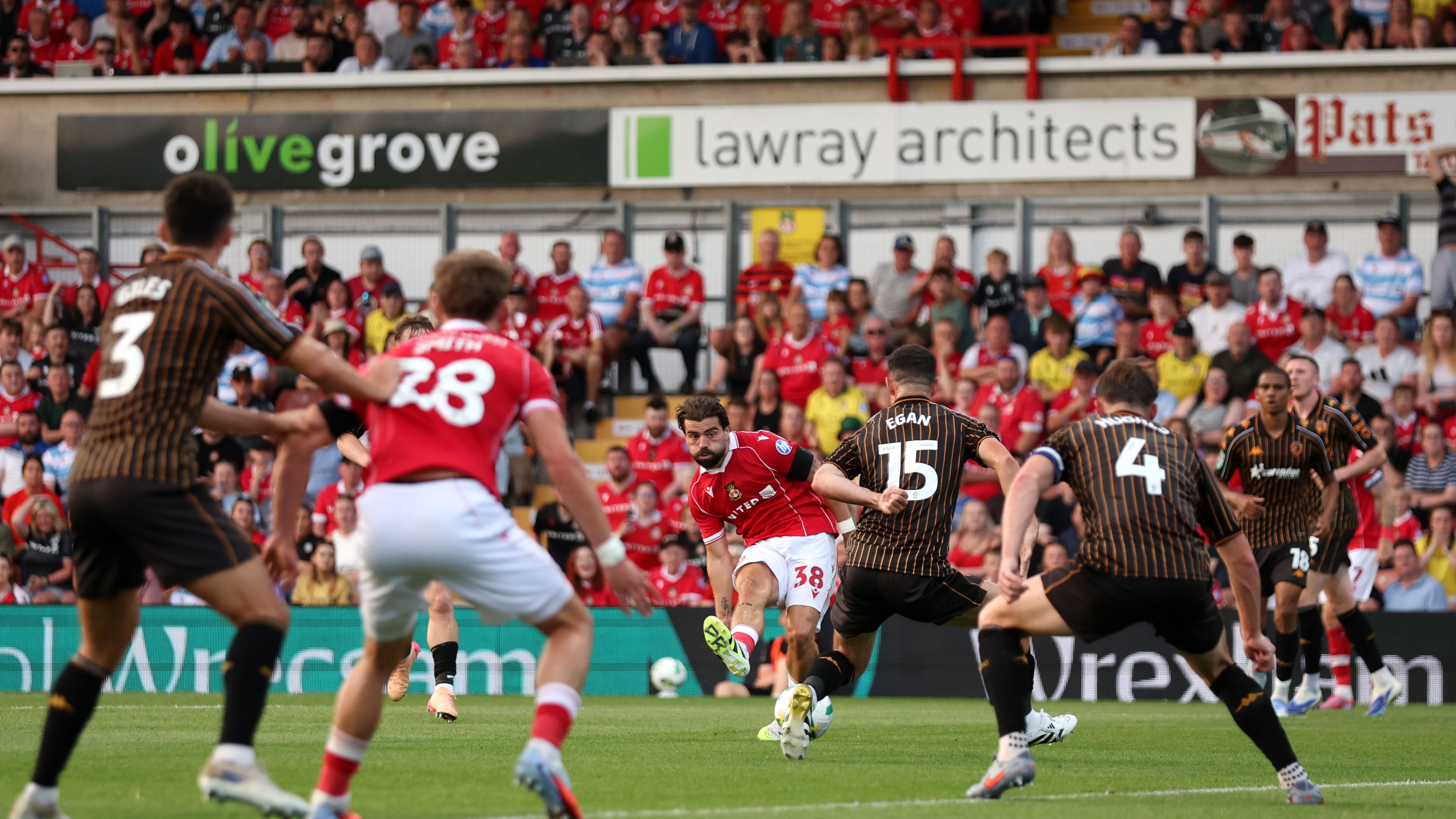 Hollywood drama at Wrexham! Red Dragons beat Hull on penalties in Carabao Cup as Ollie Palmer comes up with incredible last-minute brace