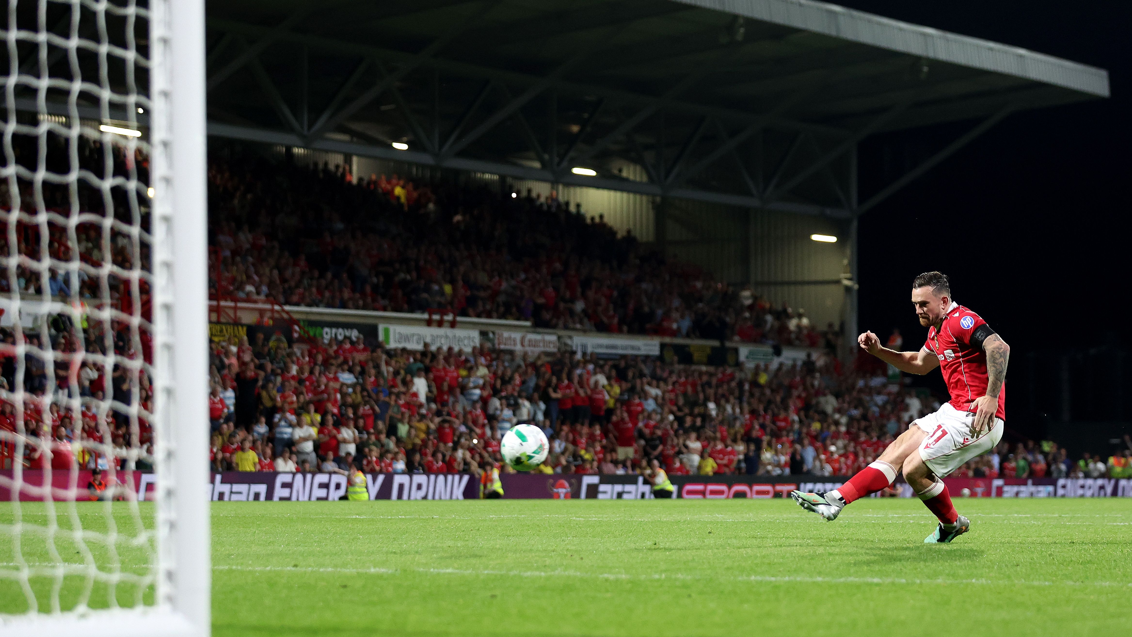 Hollywood drama at Wrexham! Red Dragons beat Hull on penalties in Carabao Cup as Ollie Palmer comes up with incredible last-minute brace