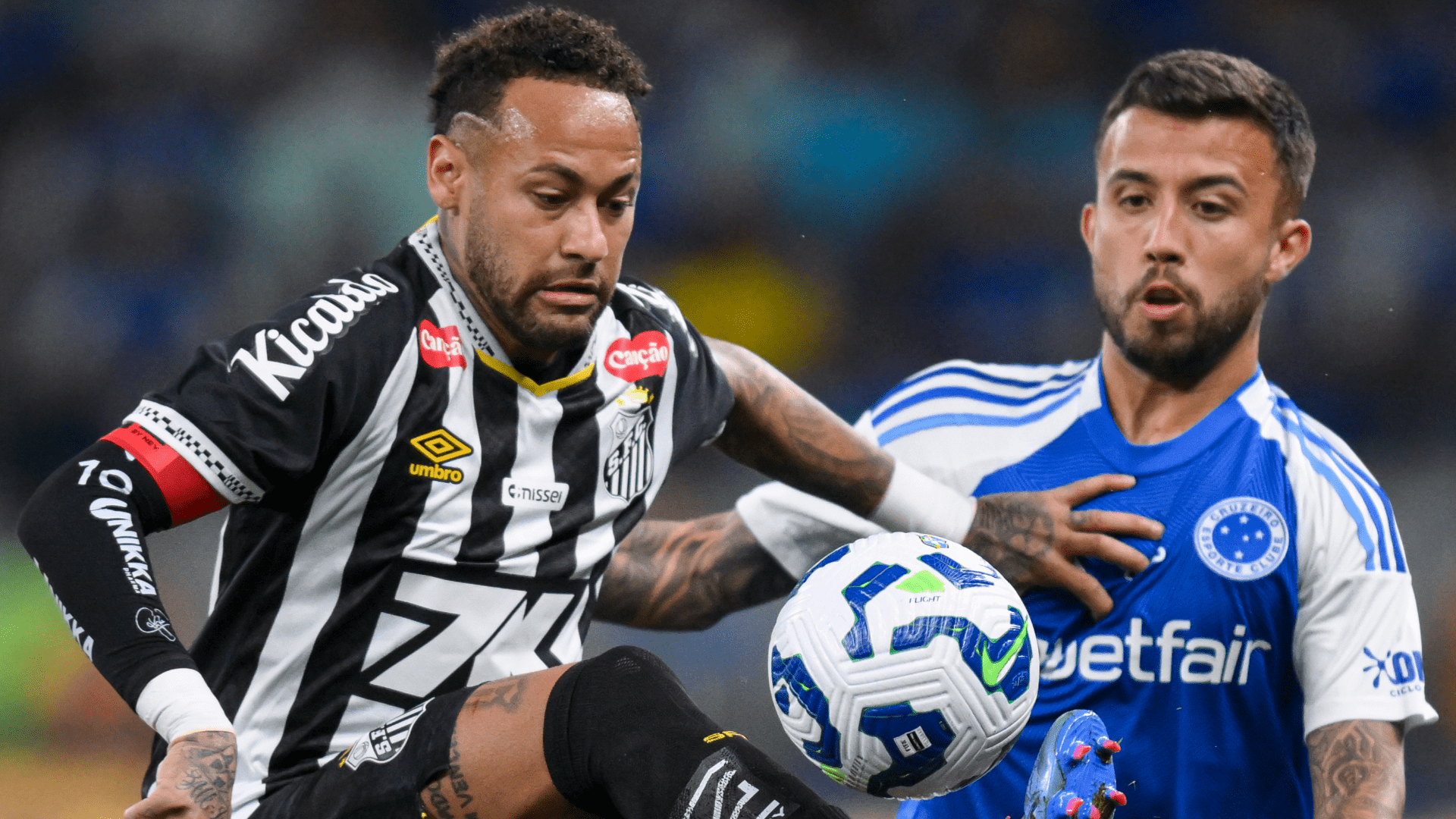 VIDEO: Neymar at his best! Brazilian superstar pulls off outrageous skill to leave defender on the floor as he leads Santos to crucial victory over Cruzeiro