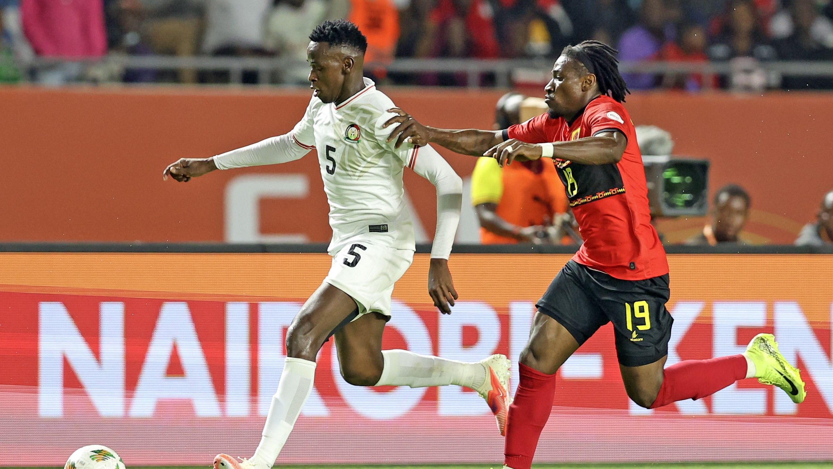 Benni McCarthy's Harambee Stars go top of Group A after surviving late scare as VAR denies Angola goal in dramatic CHAN encounter