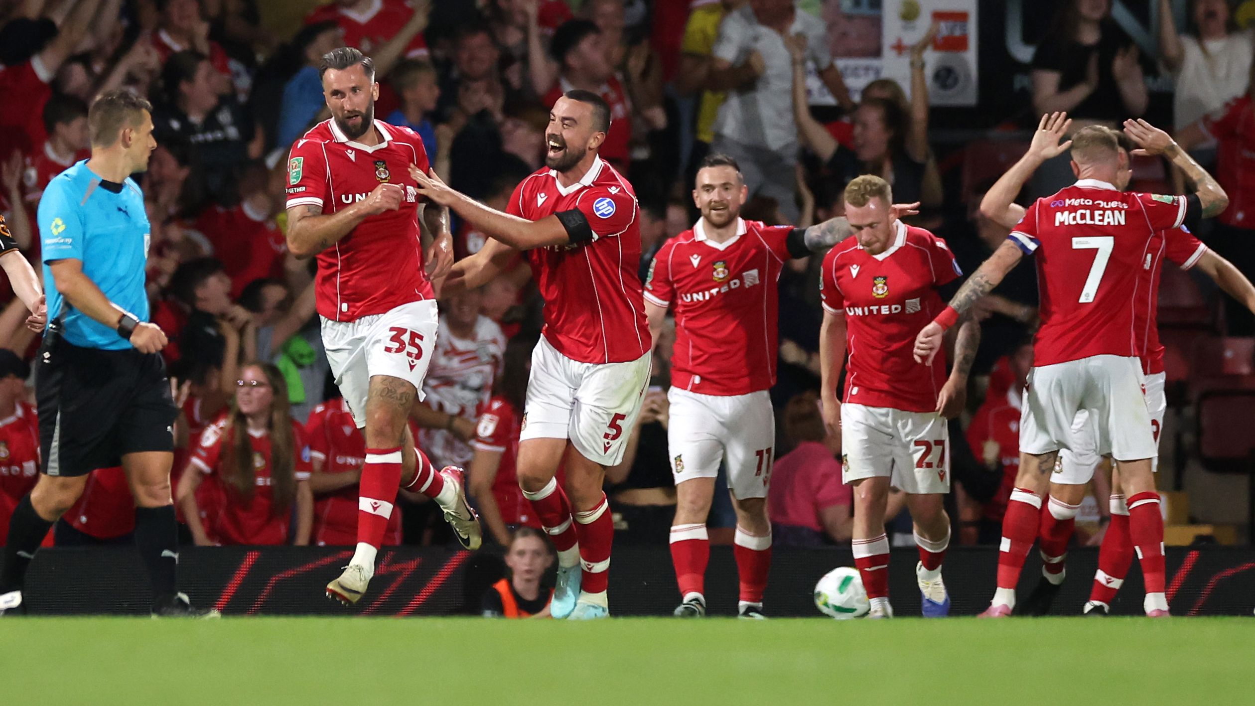 Josh Windass performs U-turn on Ollie Palmer's 'delusional' Man City boast after new Wrexham team-mate's two-goal Carabao Cup heroics as Pep Guardiola sent 'hands off' warning