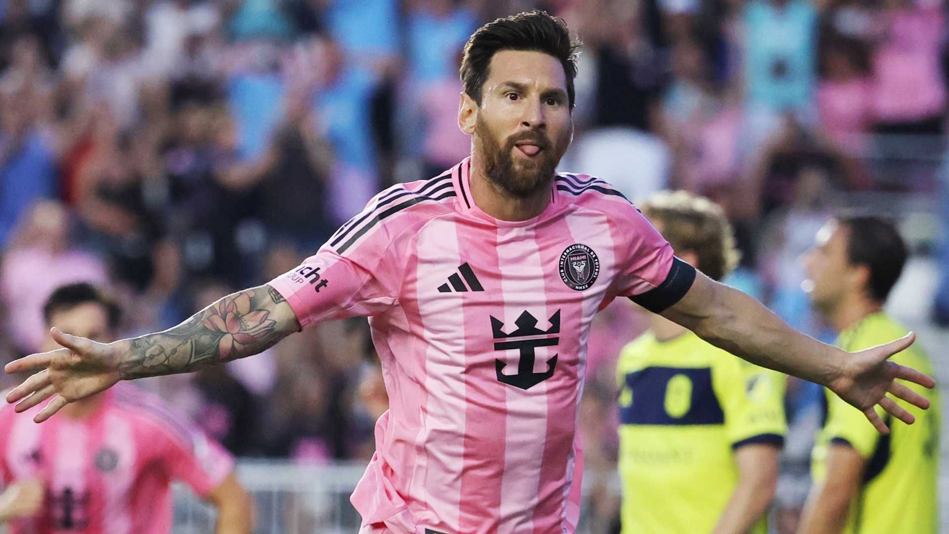 VIDEO: Don't mess with Lionel Messi's bodyguard! Inter Miami & Argentina superstar's one-man security team Yassine Cheuko hangs from a TREE while taking kicks to the stomach in brutal workout clip