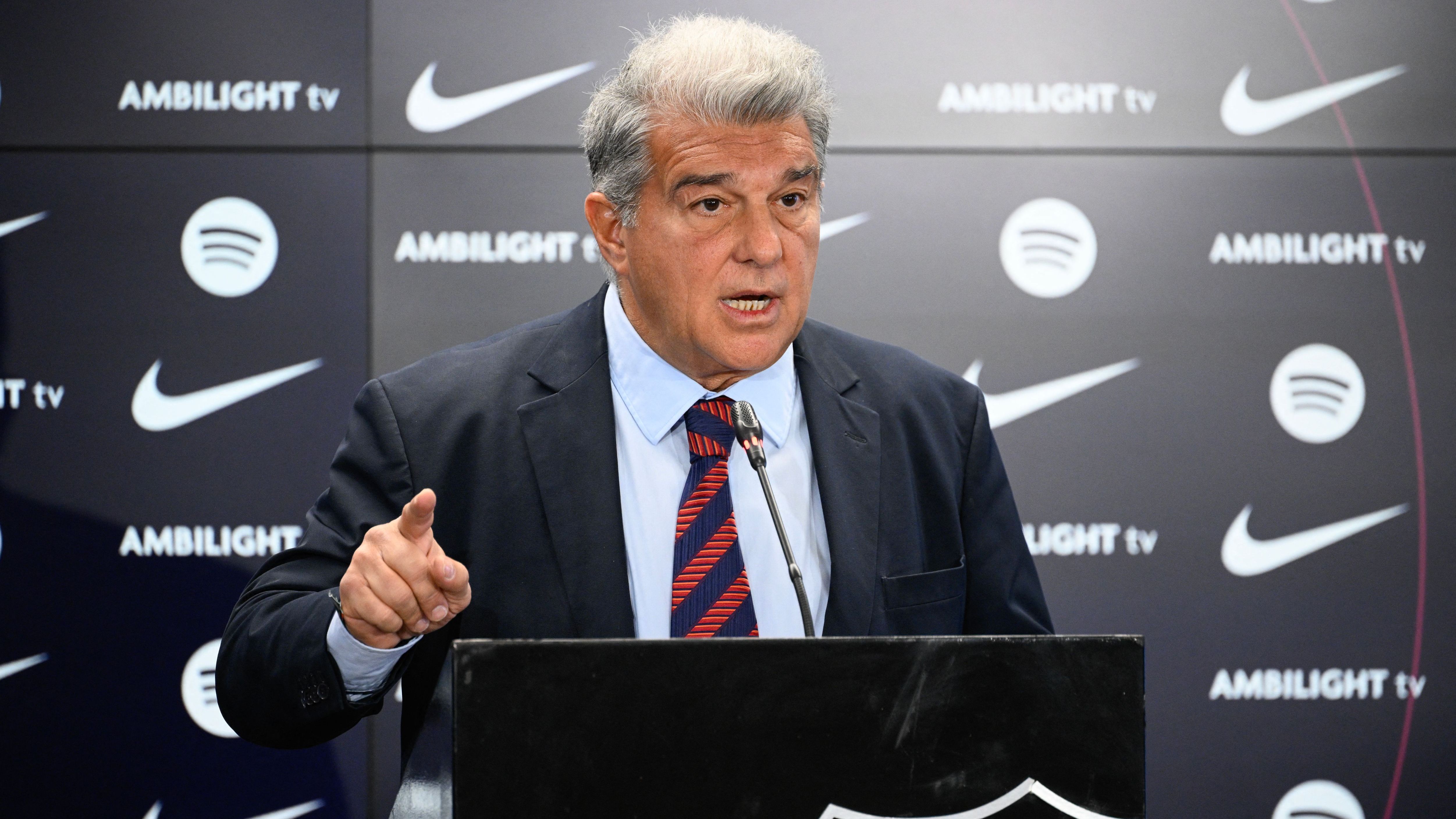 La Liga president being sued for 'very serious violations' against Barcelona and accused of 'belittling' both Catalan giants and Real Madrid