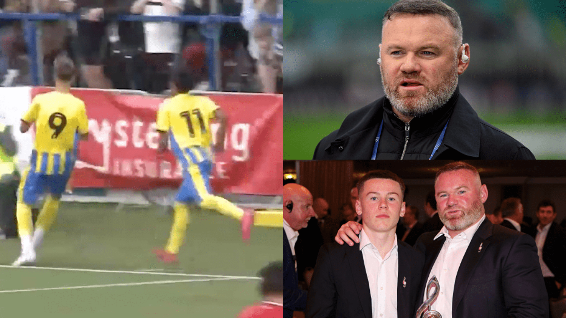 Wayne Rooney and son Kai trolled after Under-16 striker scores against Man Utd and copies iconic boxing celebration