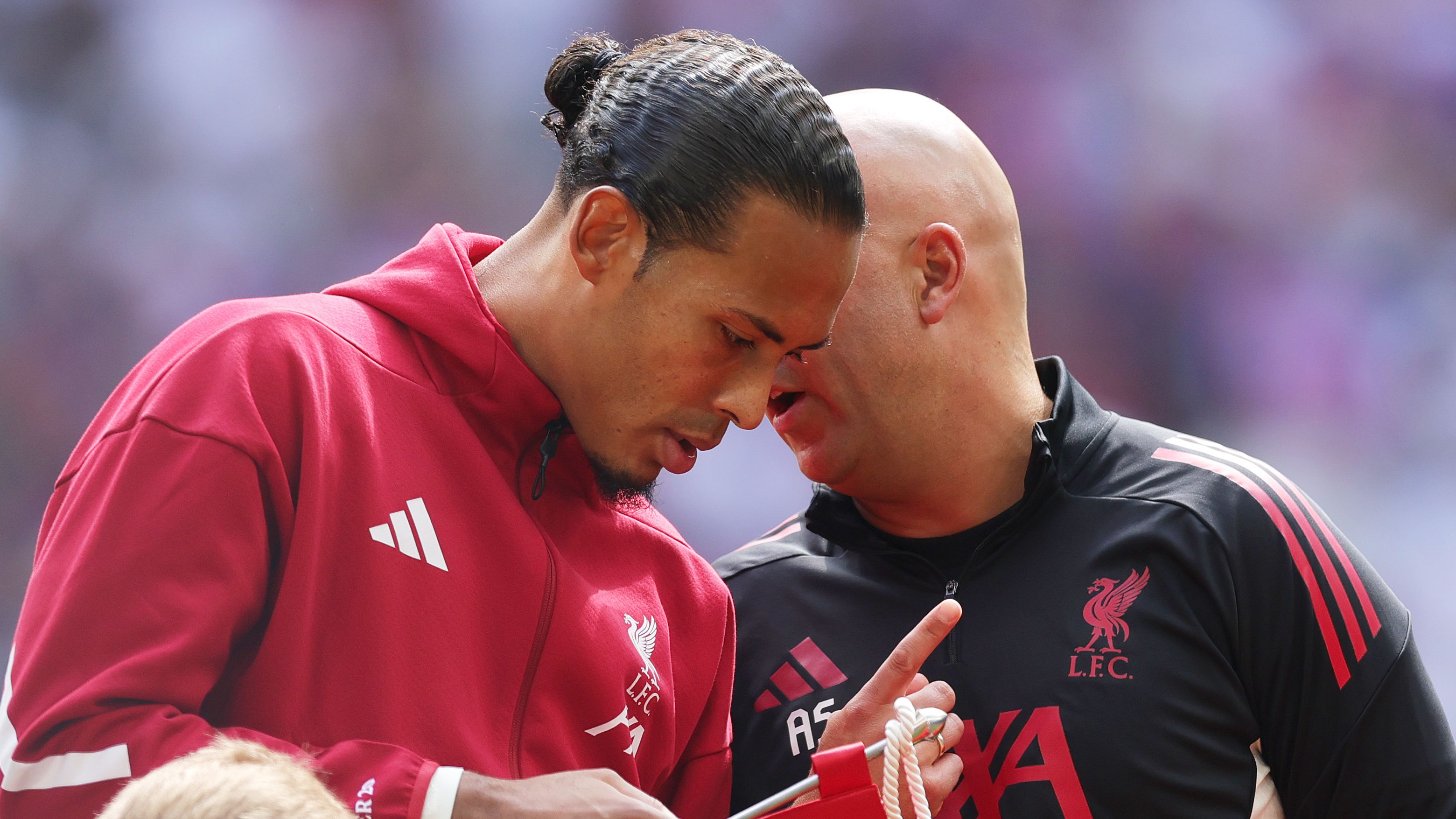 VIDEO: 'I like a challenge!' - Virgil van Dijk scores outrageous training ground goal as Liverpool captain proves doubters wrong