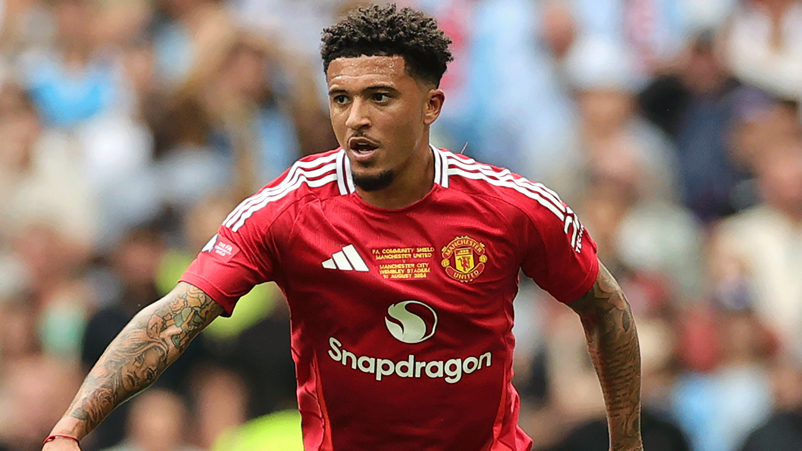 Jadon Sancho reignites Saweetie dating rumours by getting American rapper's middle name tattooed behind his ear