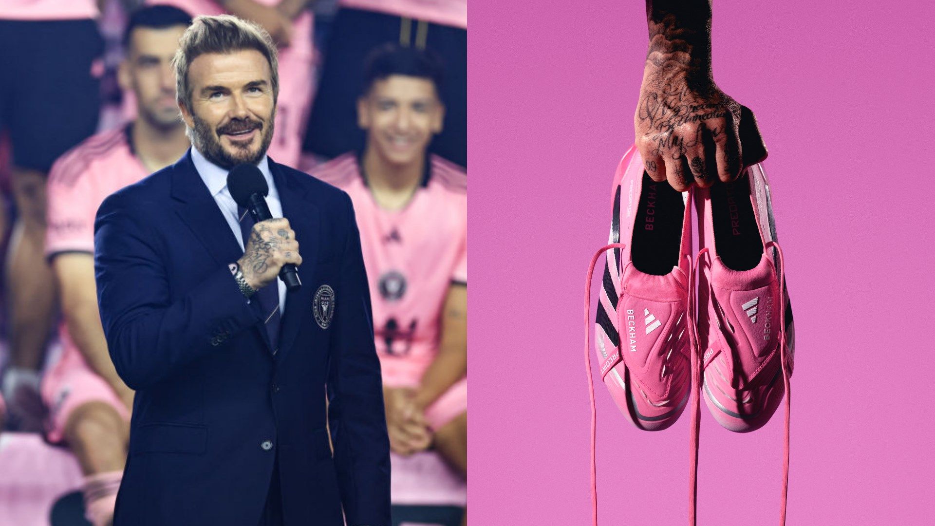 David Beckham's still setting trends! adidas drop new Predator Elite boot inspired by Inter Miami's iconic pink shirts