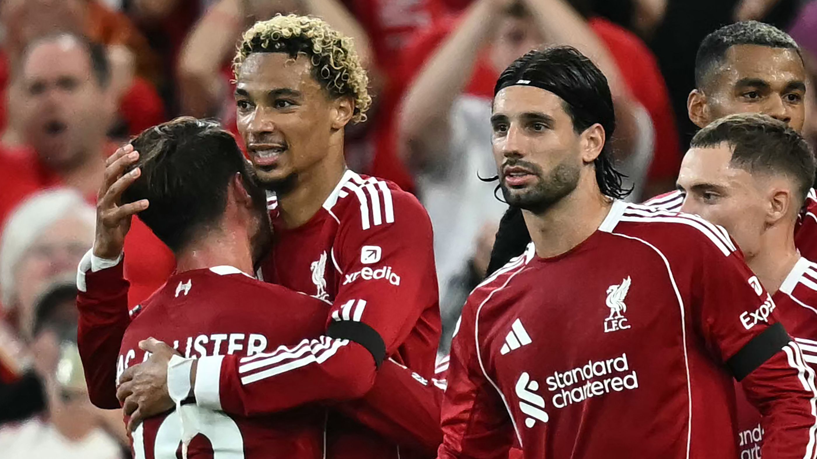 Bad omen?! Hugo Ekitike follows in footsteps of former Liverpool flop Darwin Nunez as new striker stars on Premier League debut