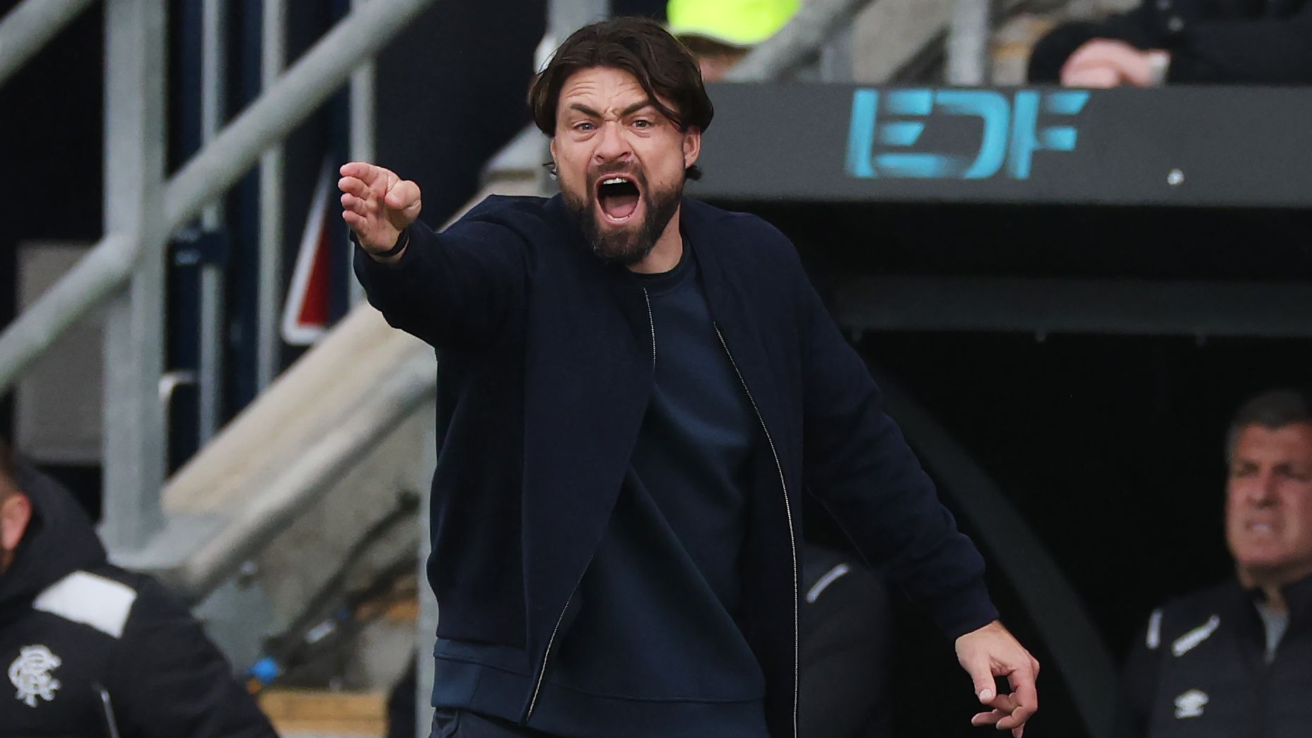 Rangers boss Russell Martin given police escort away from stadium after fan backlash to 1-1 draw with Falkirk... and is sacked hours later