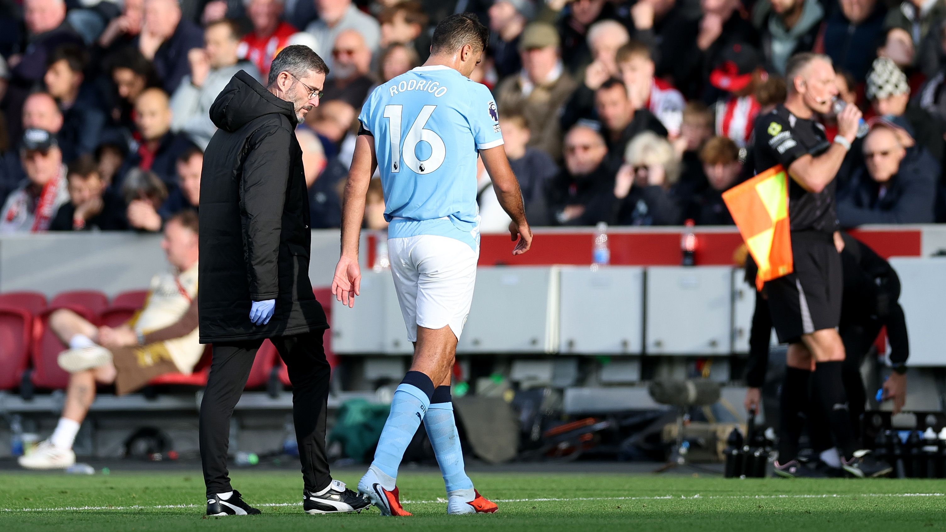 Man City player ratings vs Brentford: Erling Haaland is unstoppable! Scoring machine singlehandedly beats the Bees - but Pep Guardiola left to sweat over another Rodri injury