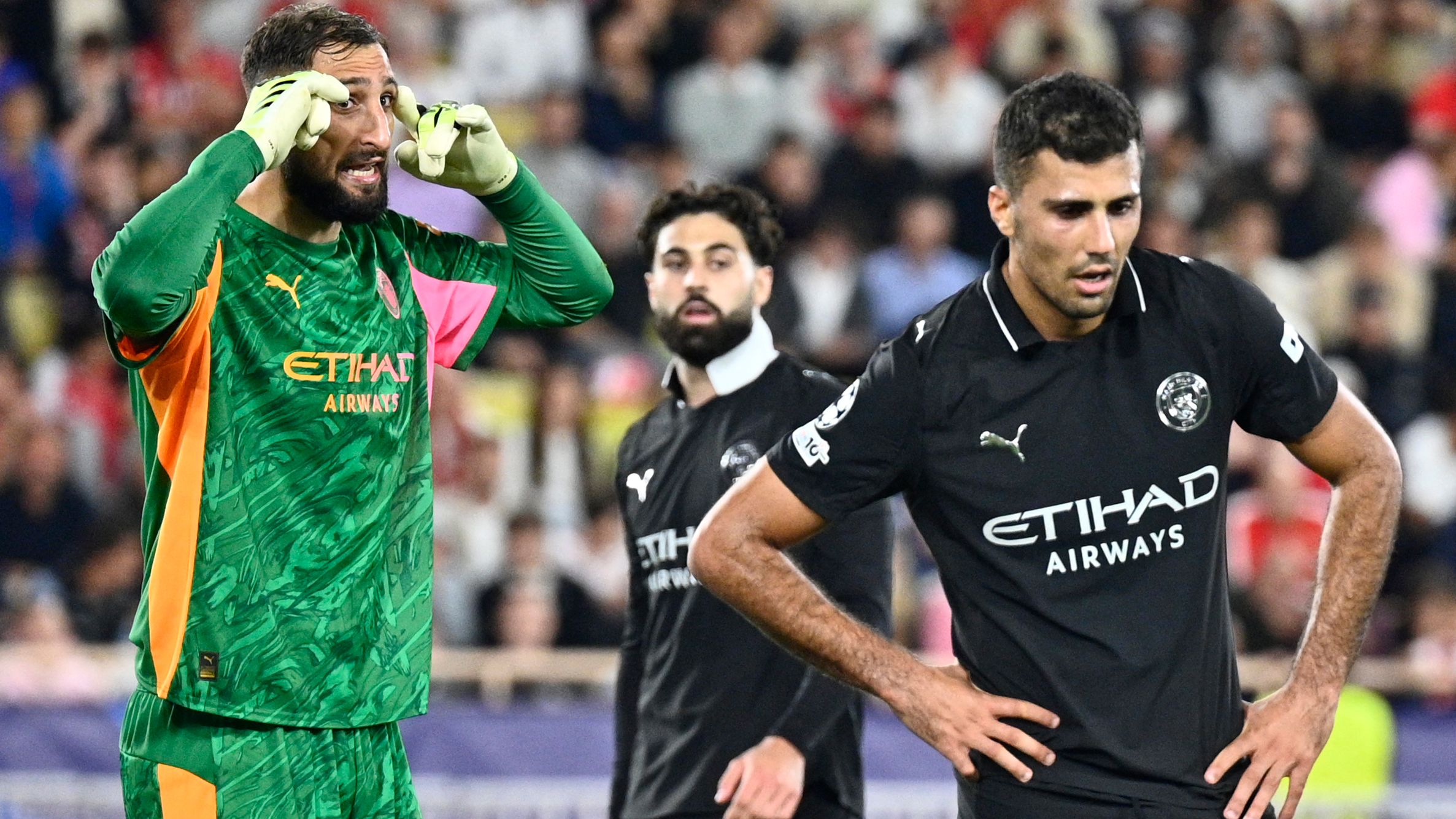 Man City player ratings vs Monaco: Nico Gonzalez, what are you doing?! Midfielder gives away penalty in disappointing draw to spoil vintage Champions League night for Erling Haaland