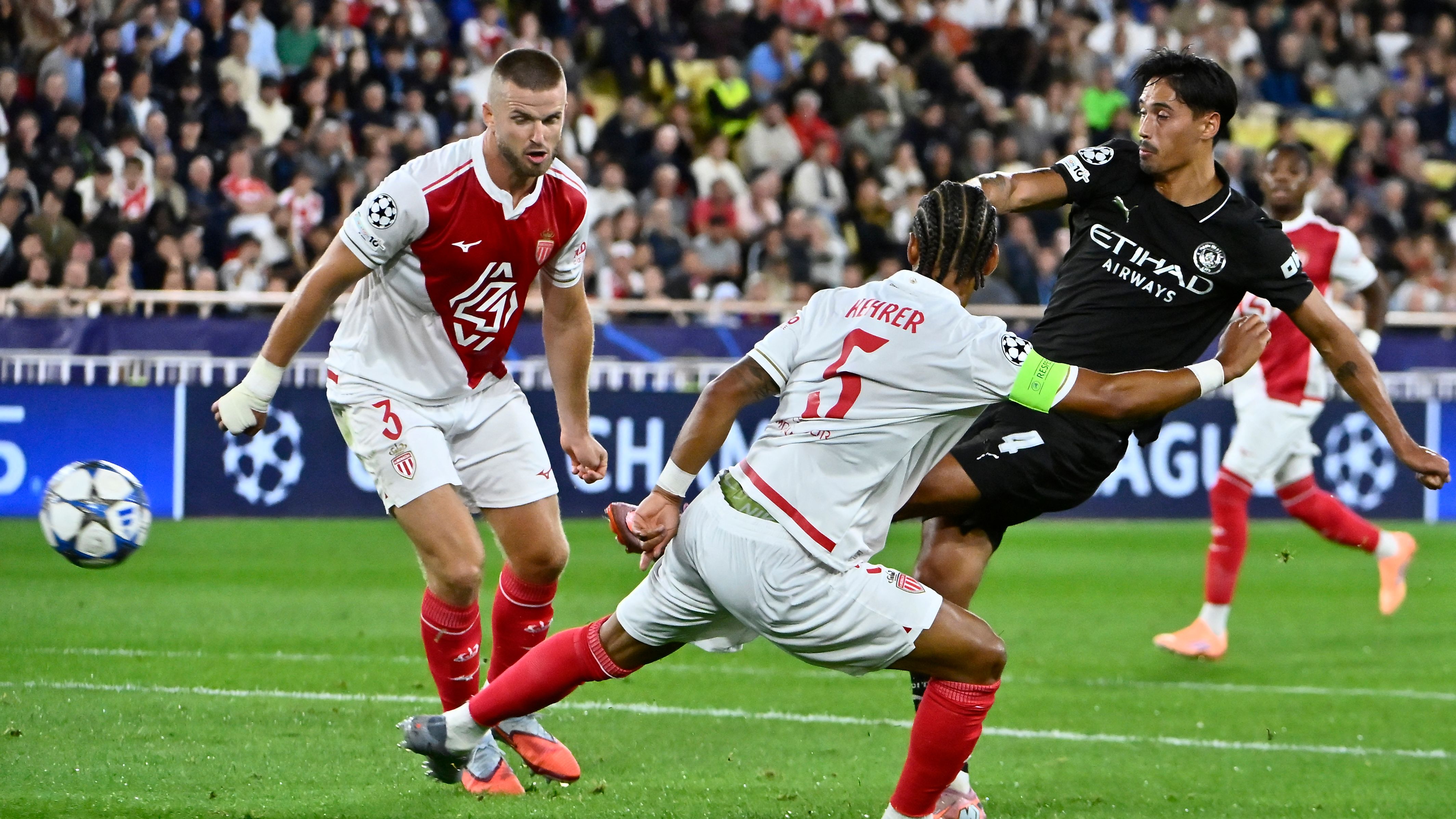 Man City player ratings vs Monaco: Nico Gonzalez, what are you doing?! Midfielder gives away penalty in disappointing draw to spoil vintage Champions League night for Erling Haaland