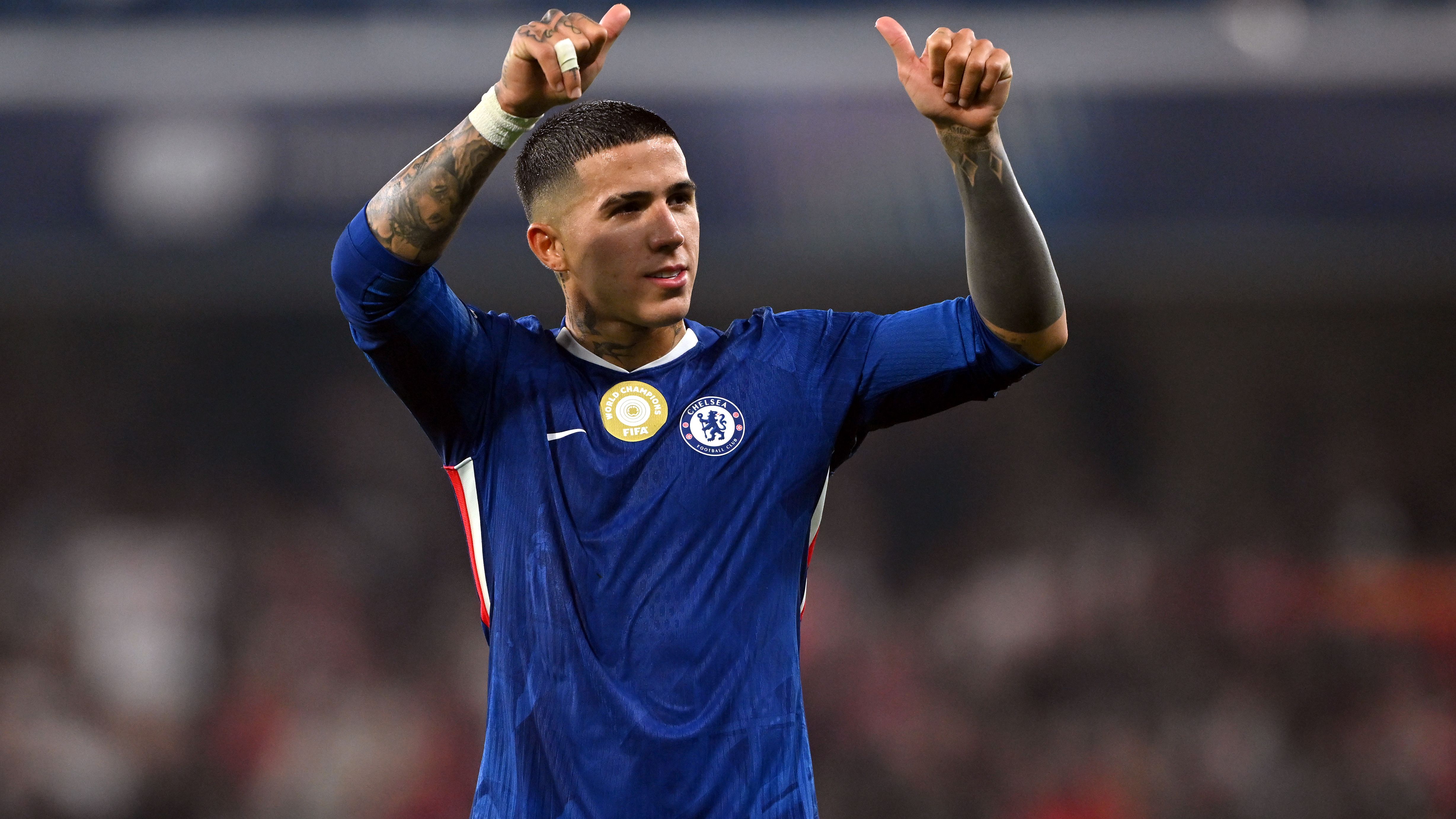 VIDEO: Jose Mourinho pleads with Benfica fans to stop hurling objects at Enzo Fernandez as Chelsea midfielder mercilessly targeted by former club in Champions League