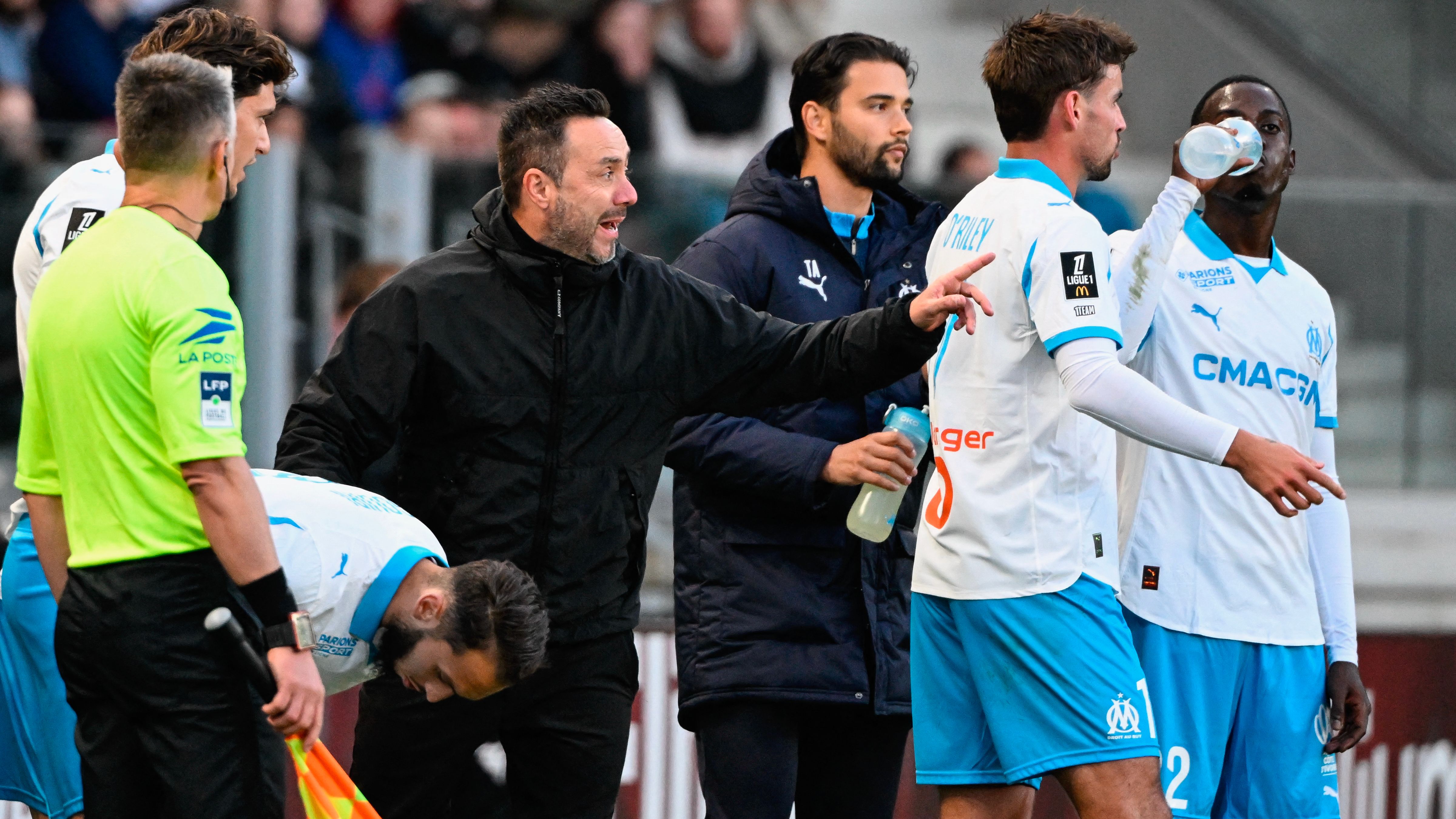'It did us good' - Roberto De Zerbi claims Adrien Rabiot fight with Jonathan Rowe benefited Marseille as coach hints at problem with AC Milan midfielder