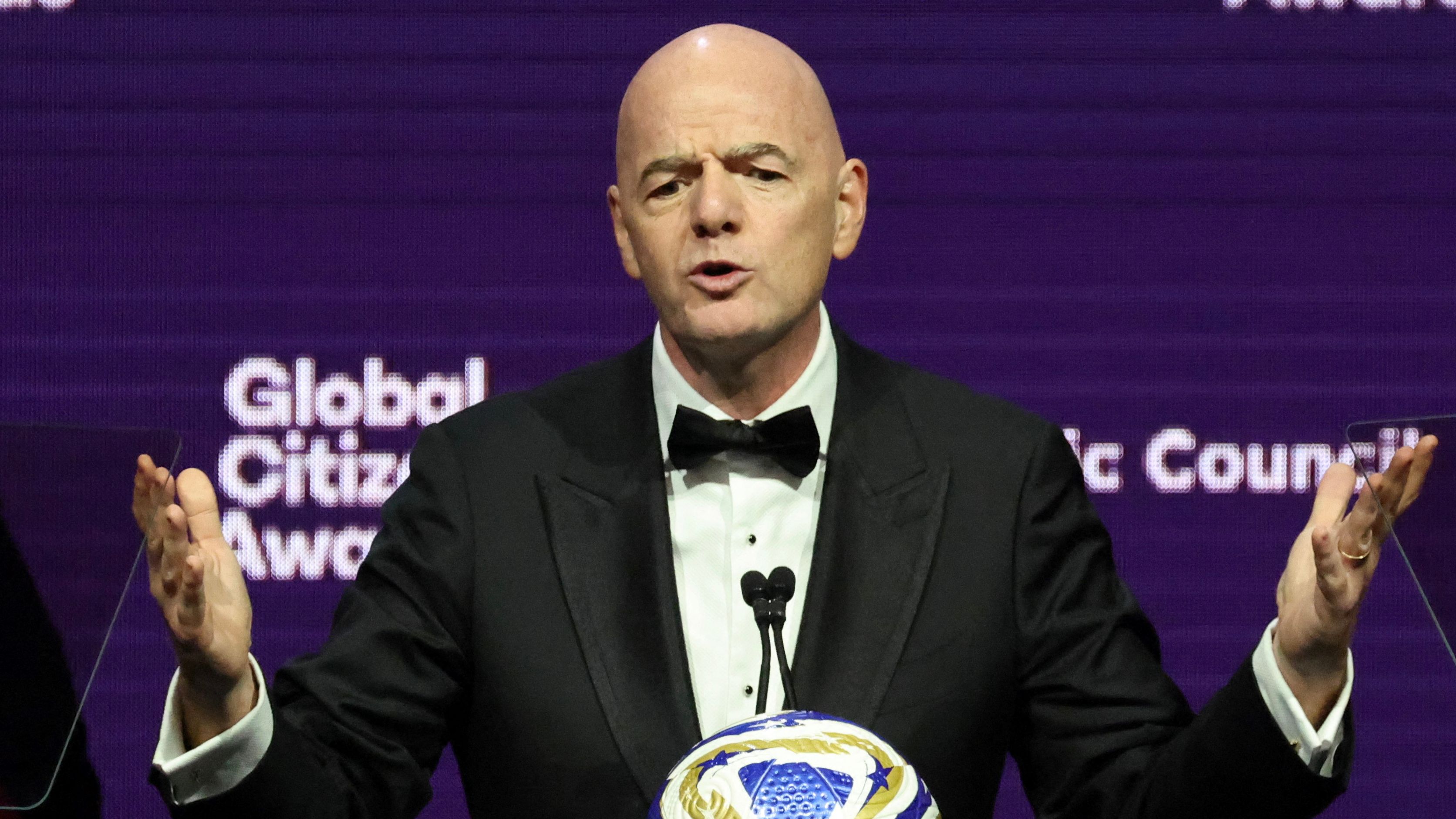 Gianni Infantino suggests international football calendar should be changed to allow for regular WINTER World Cups as he hints at 2034 rescheduling