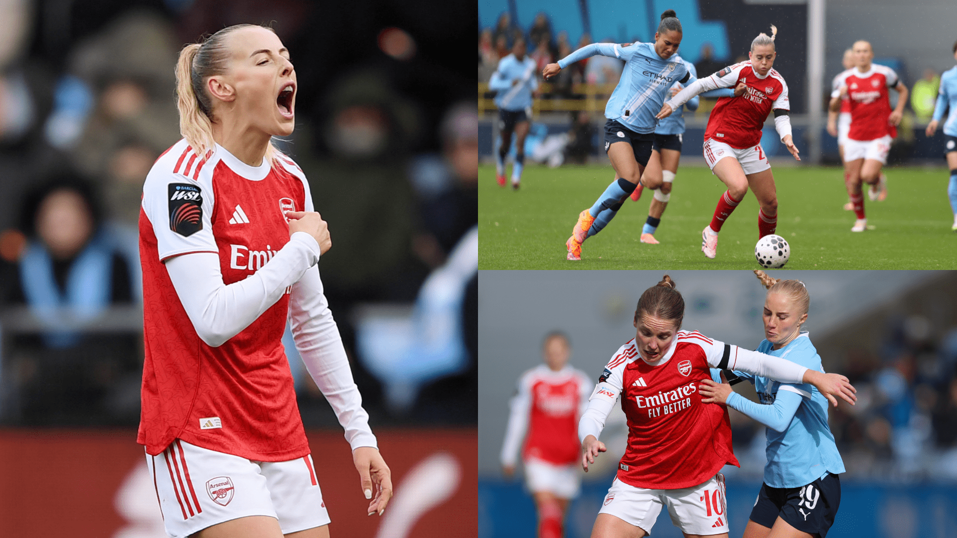 Arsenal women's player ratings vs Man City: Chloe Kelly's revenge counts for nothing! Lionesses star cannot stop the Gunners falling to dramatic defeat as unbeaten WSL start ends