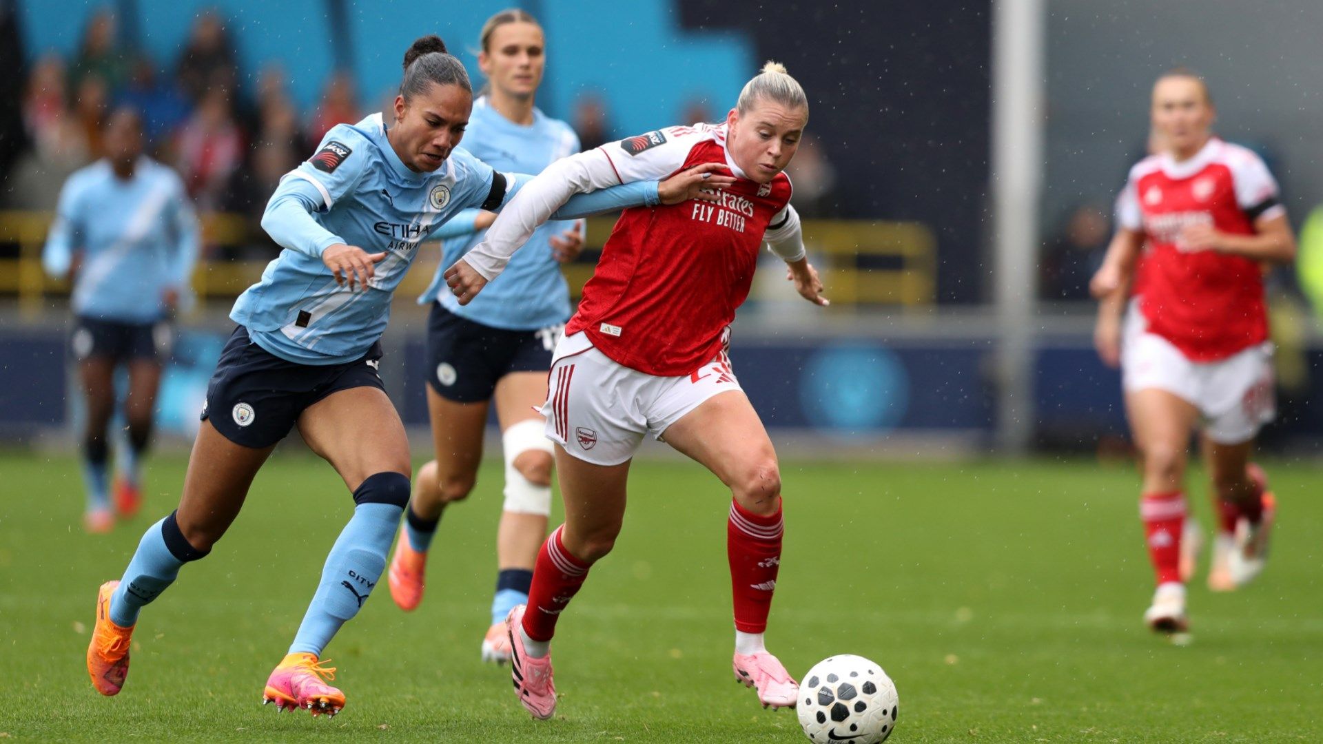 Arsenal women's player ratings vs Man City: Chloe Kelly's revenge counts for nothing! Lionesses star cannot stop the Gunners falling to dramatic defeat as unbeaten WSL start ends