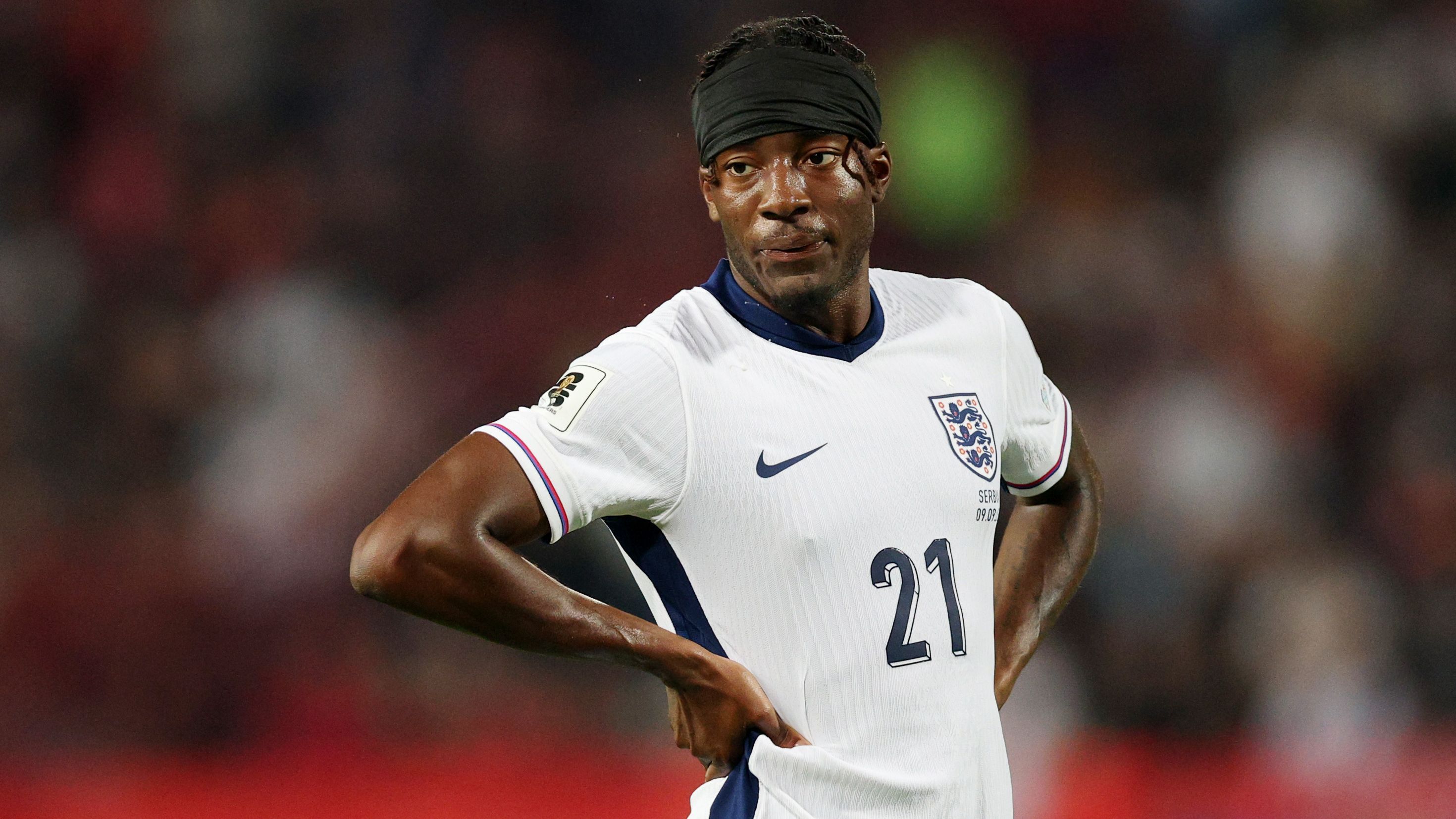 'That's what we want!' - Thomas Tuchel praises Bukayo Saka for giving him a 'problem' as England boss claims Arsenal team-mate Noni Madueke has made him 'very, very sad'