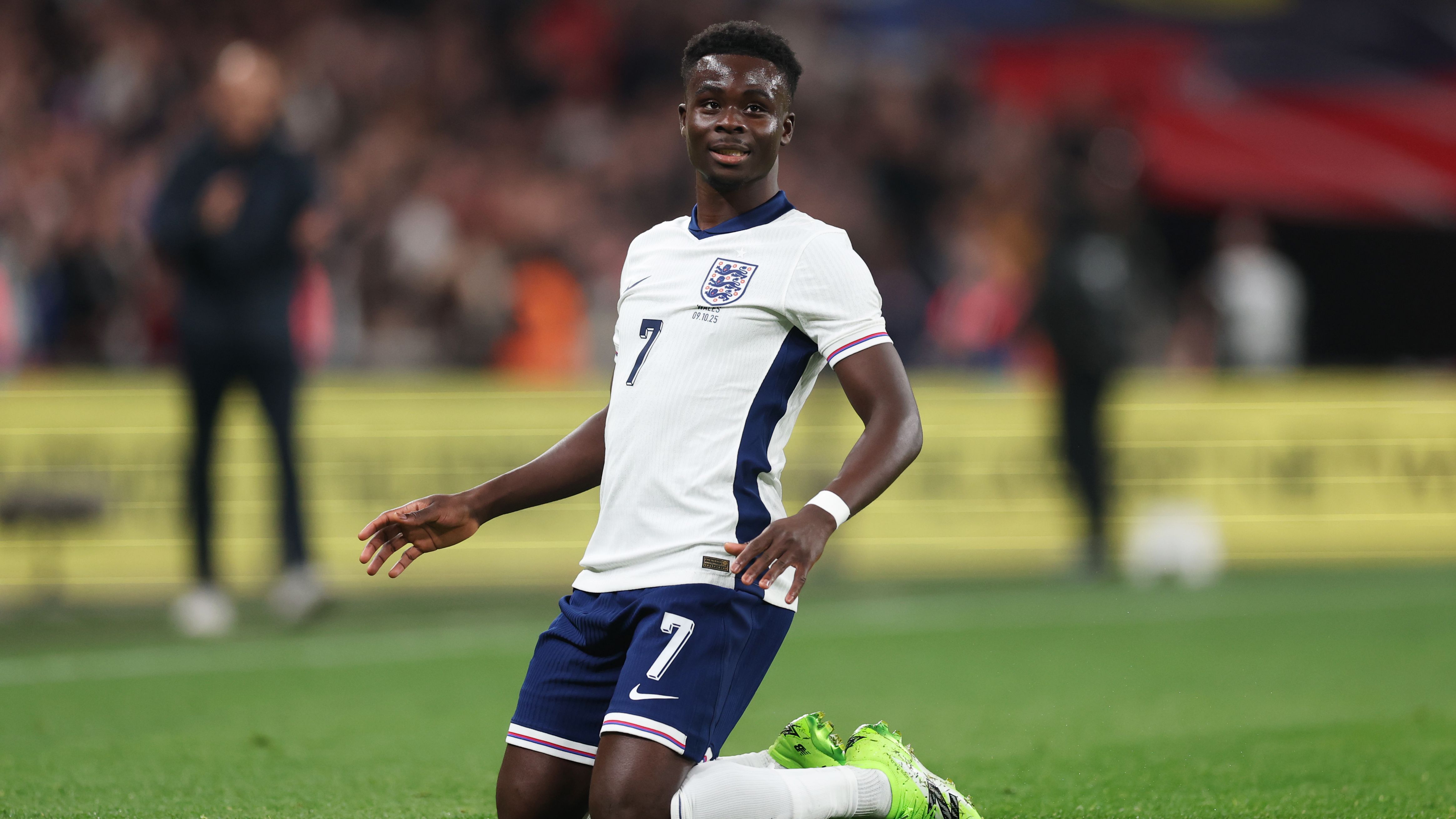 'That's what we want!' - Thomas Tuchel praises Bukayo Saka for giving him a 'problem' as England boss claims Arsenal team-mate Noni Madueke has made him 'very, very sad'